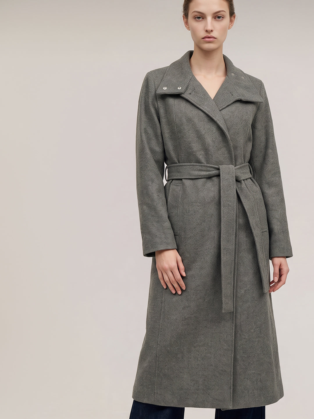 Olive Green Long Coat