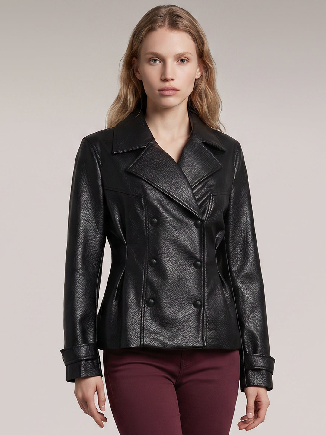 Black Faux Leather Jacket