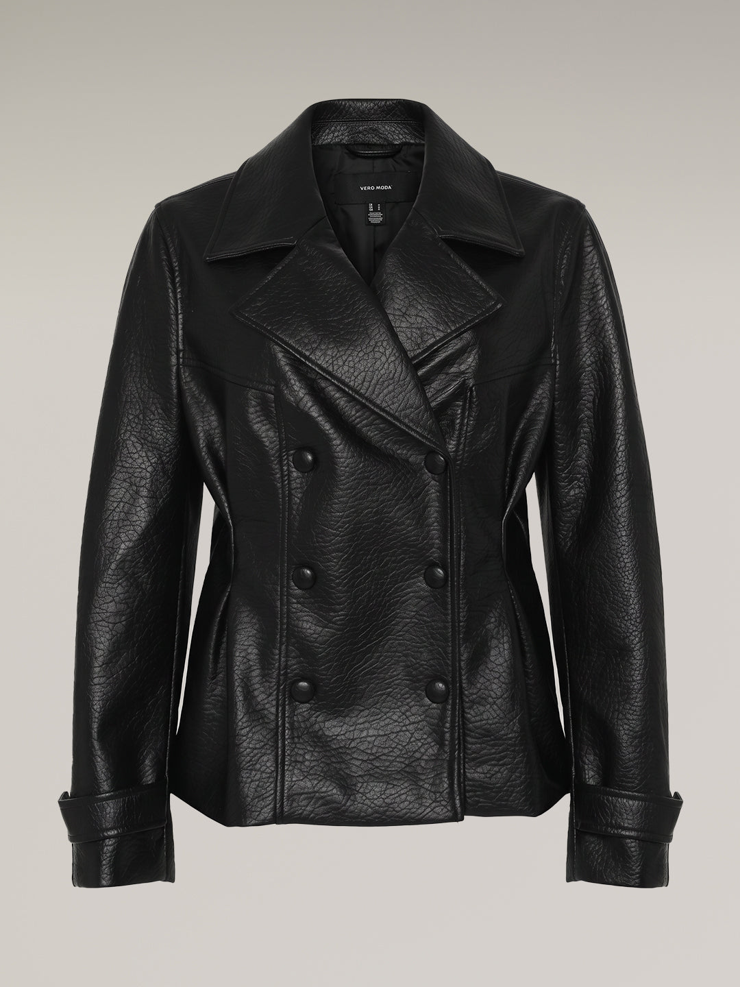 Black Faux Leather Jacket