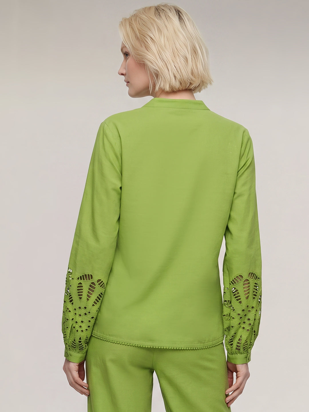 Green Cotton Top
