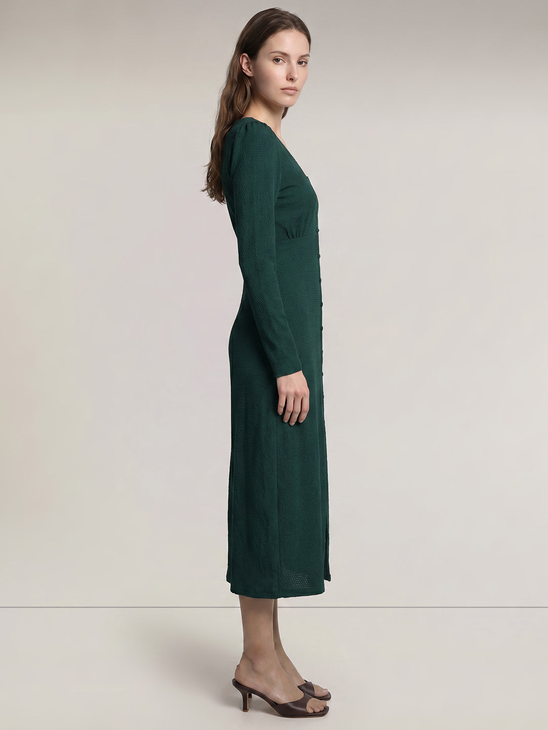 Dark Green Midaxi Dress