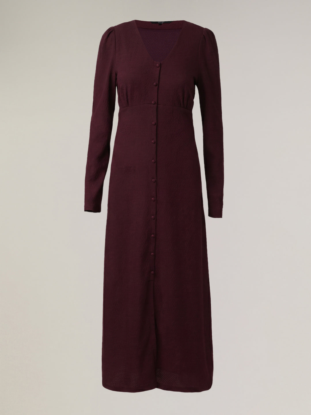 V-Neck Midaxi Dress
