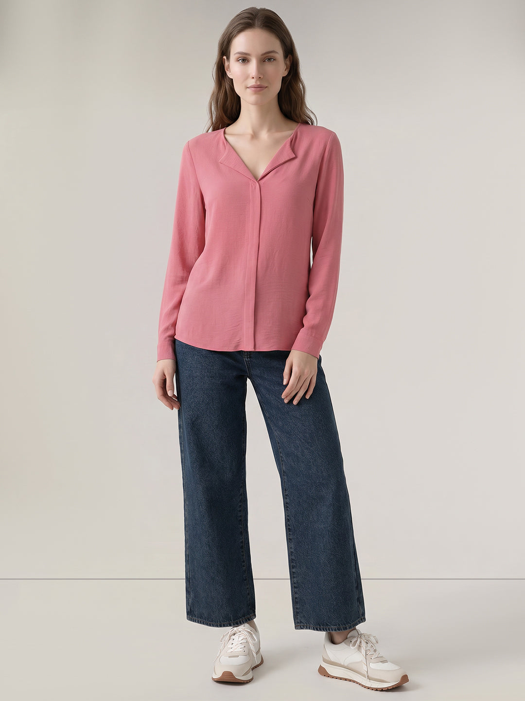 Pink Regular Fit Top