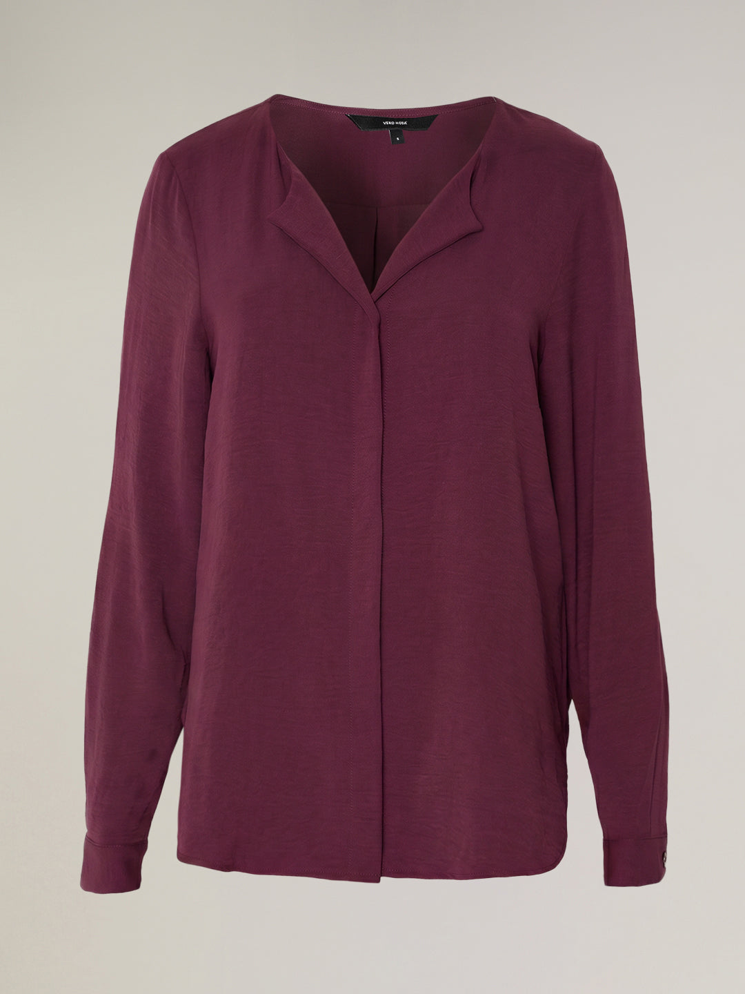 Dark Purple Regular Fit Top