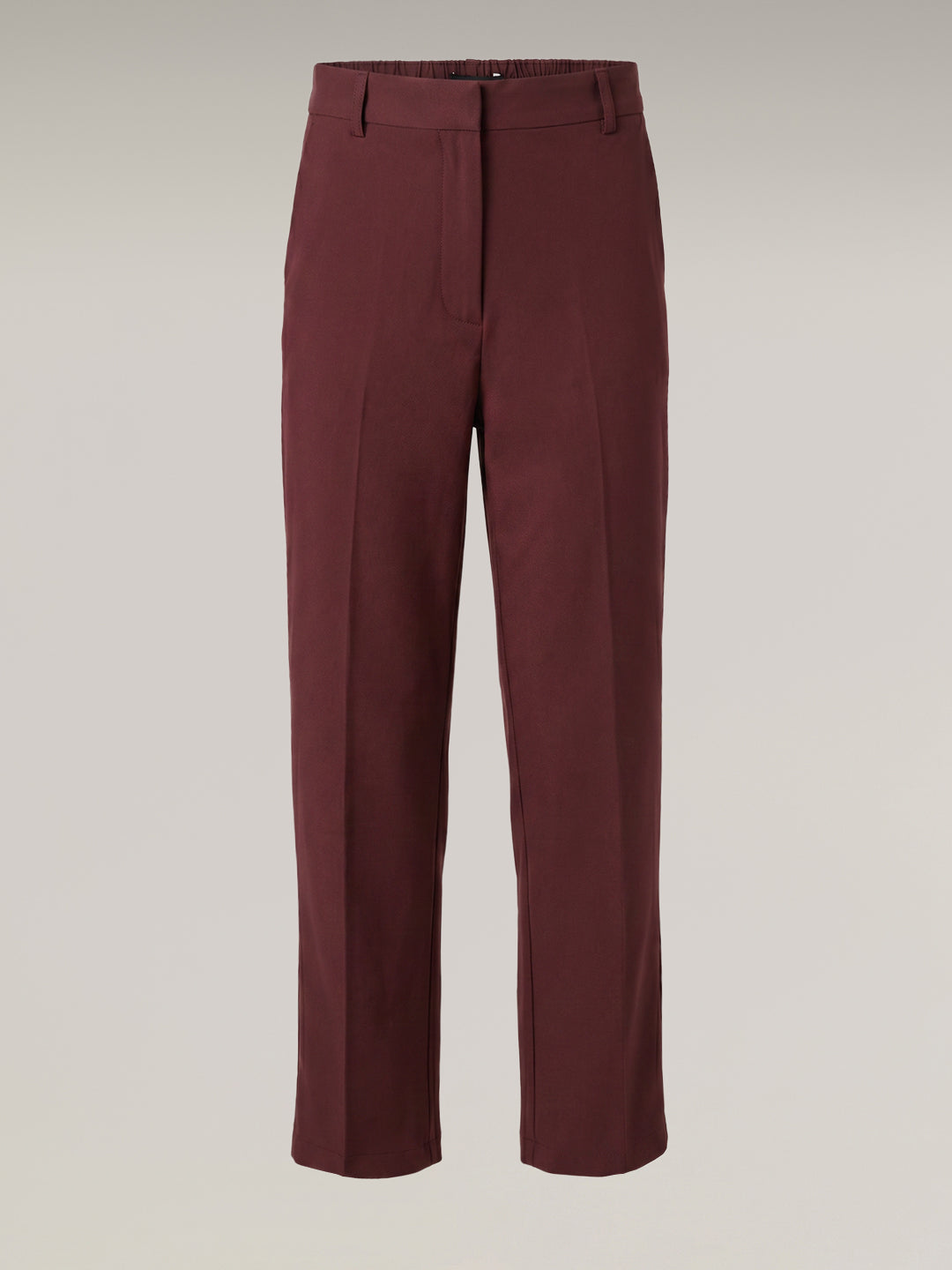 Brown Mid Rise Pants
