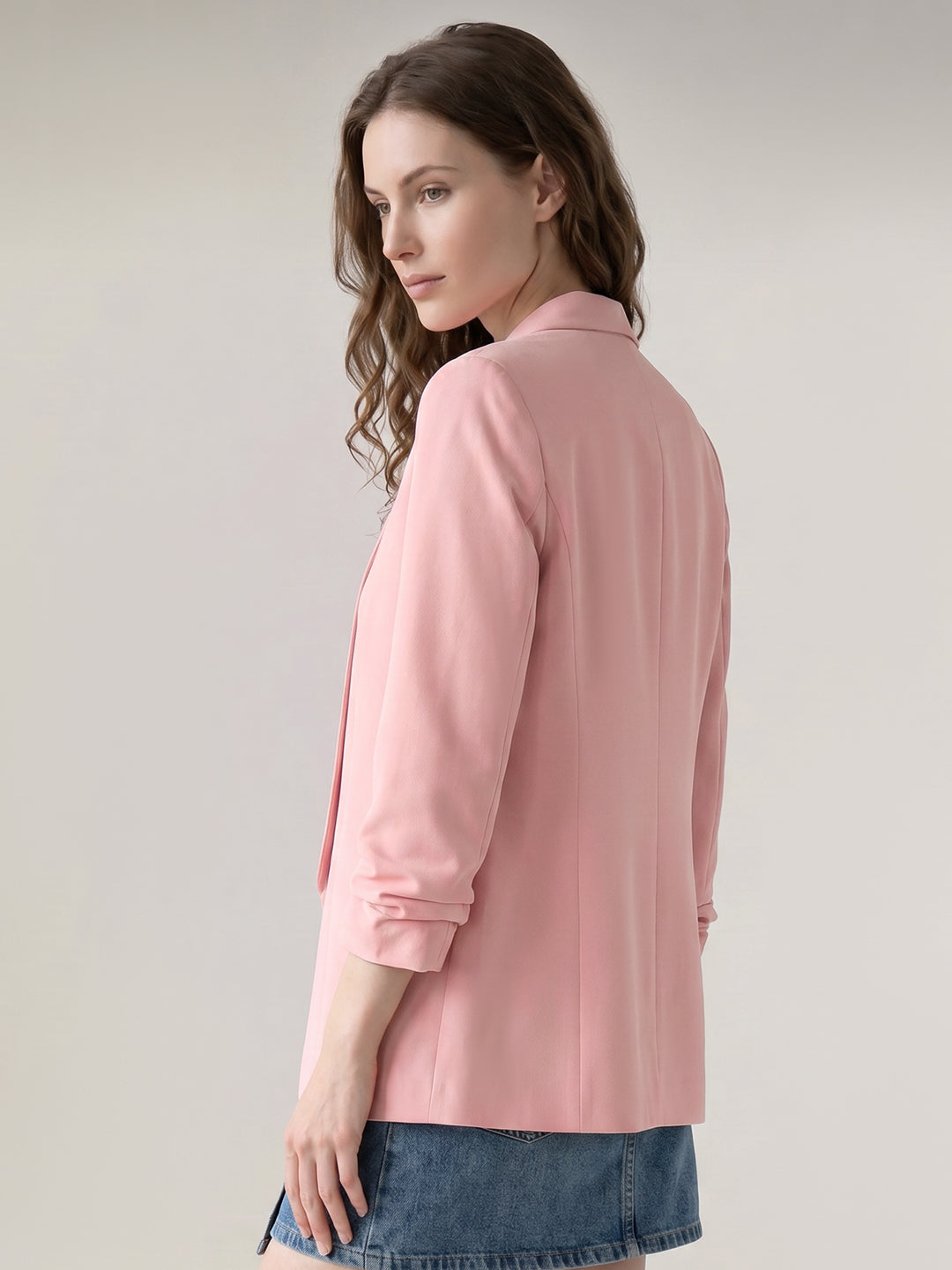 Light Pink Tailored Blazer