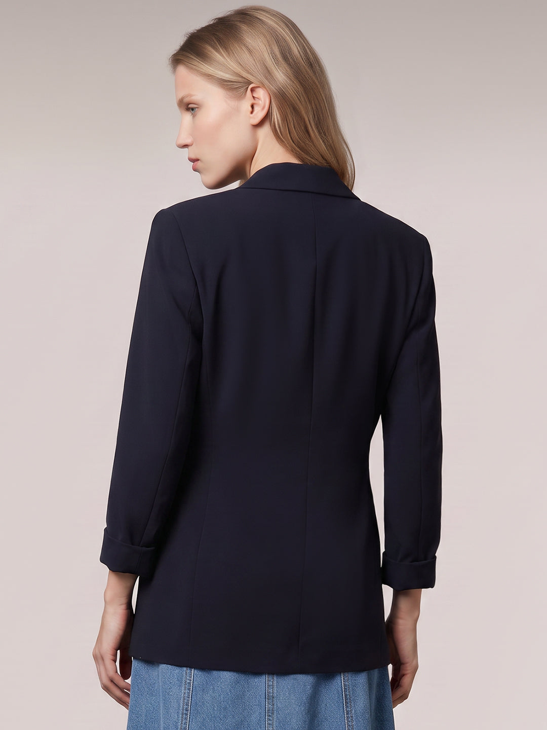 Dark Navy Tailored Blazer