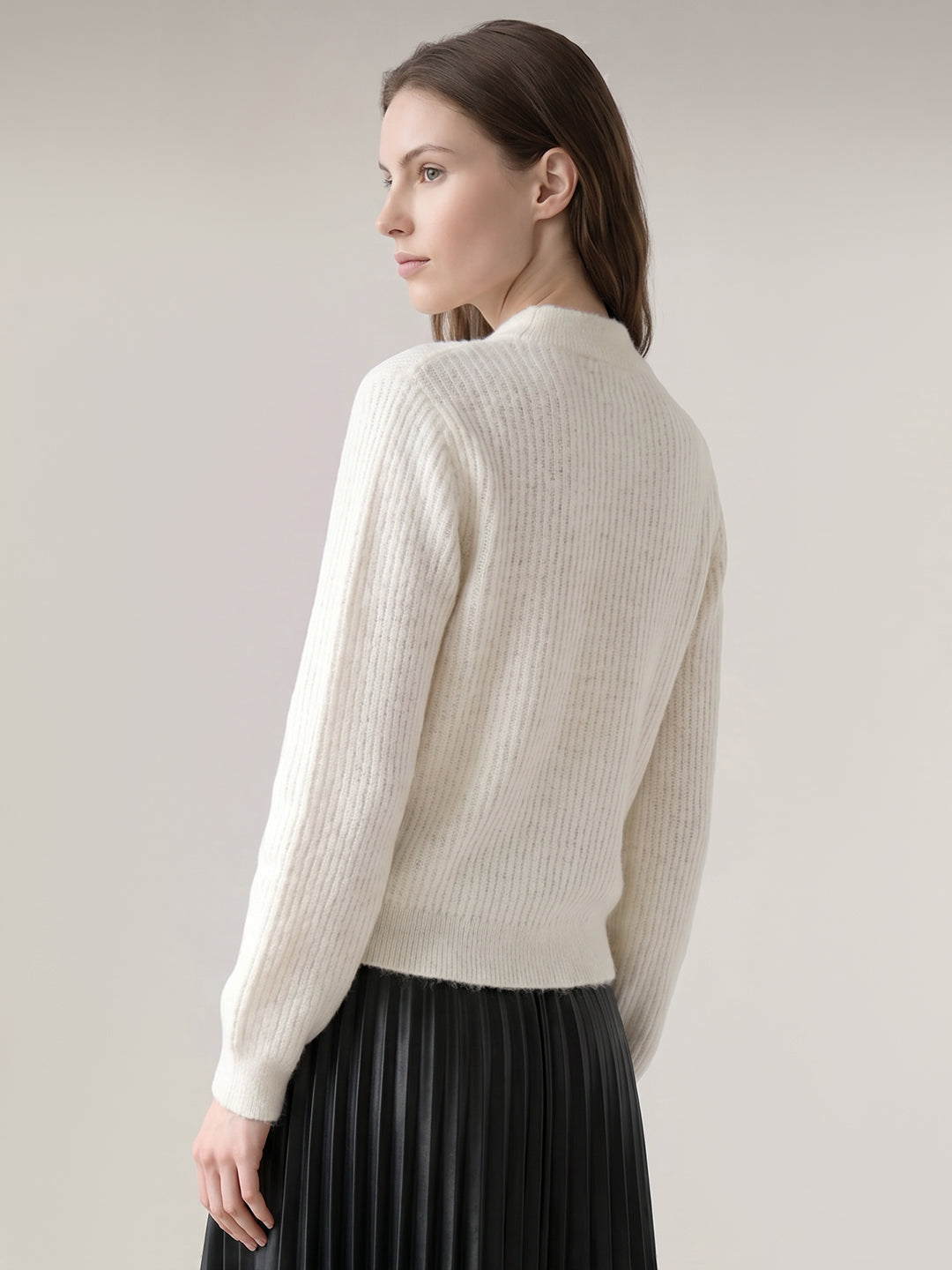 Embellished High Neck Pullover