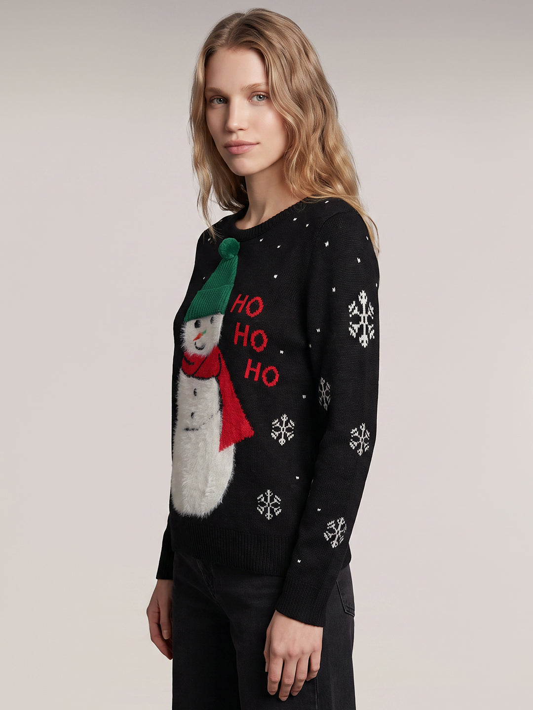 Snowman O-Neck Pullover