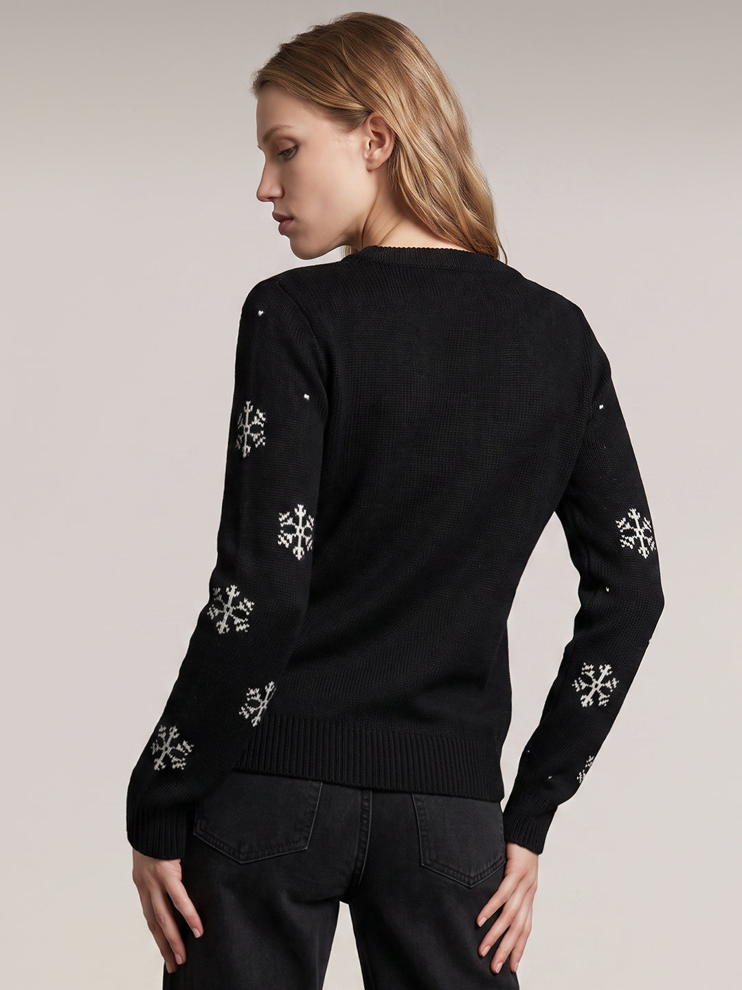 Snowman O-Neck Pullover