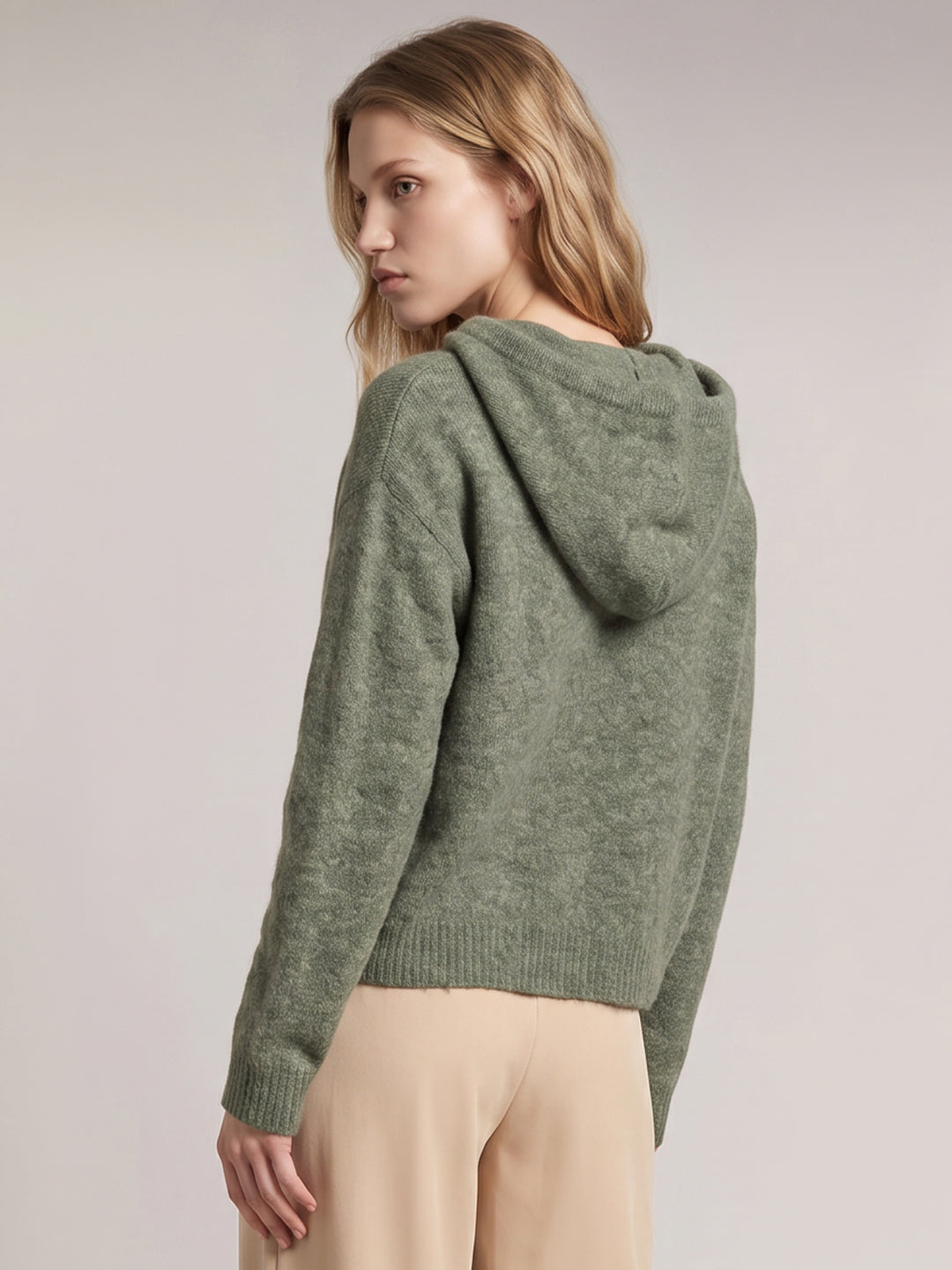 Green Hooded Pullover