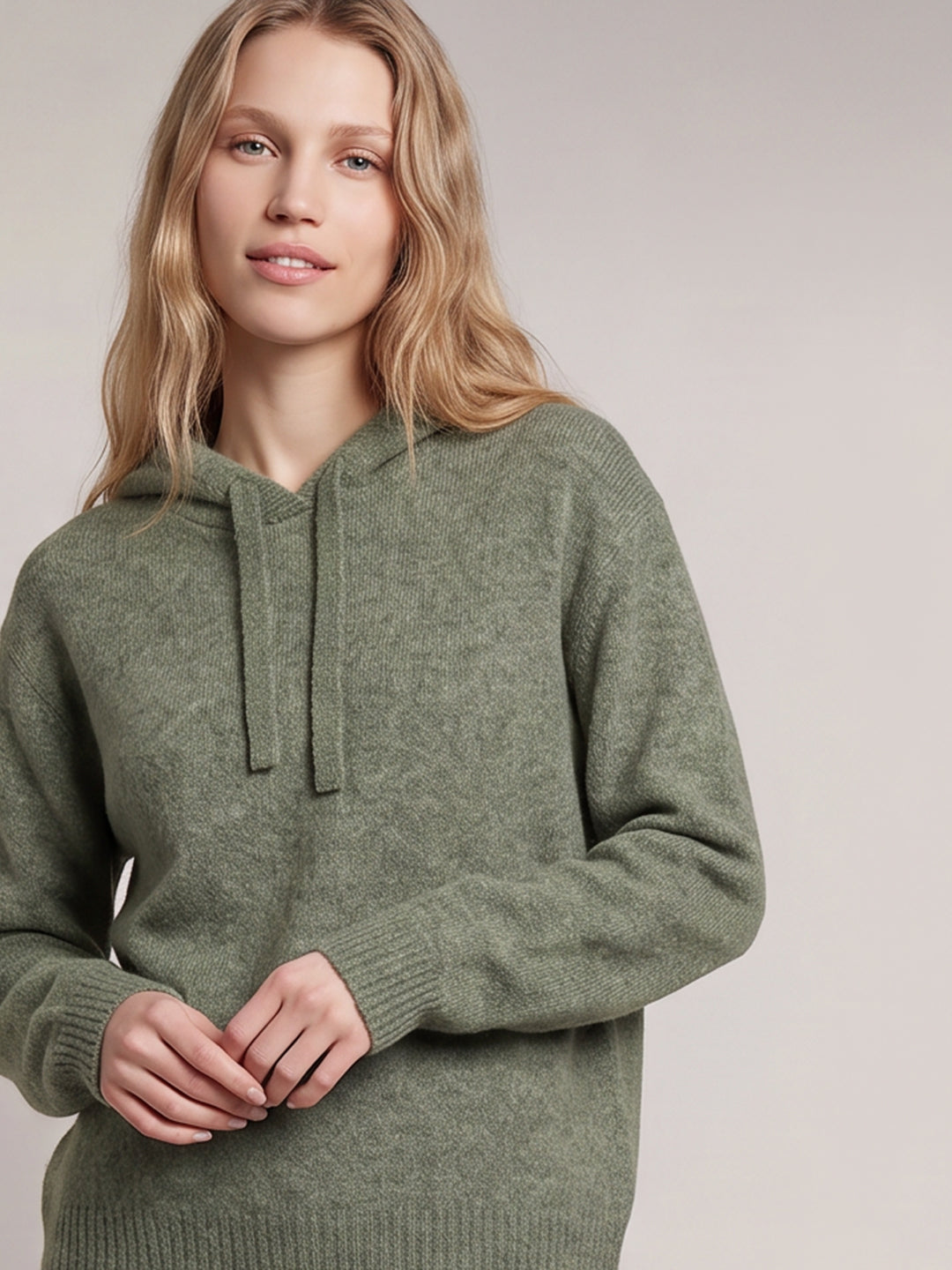 Green Hooded Pullover