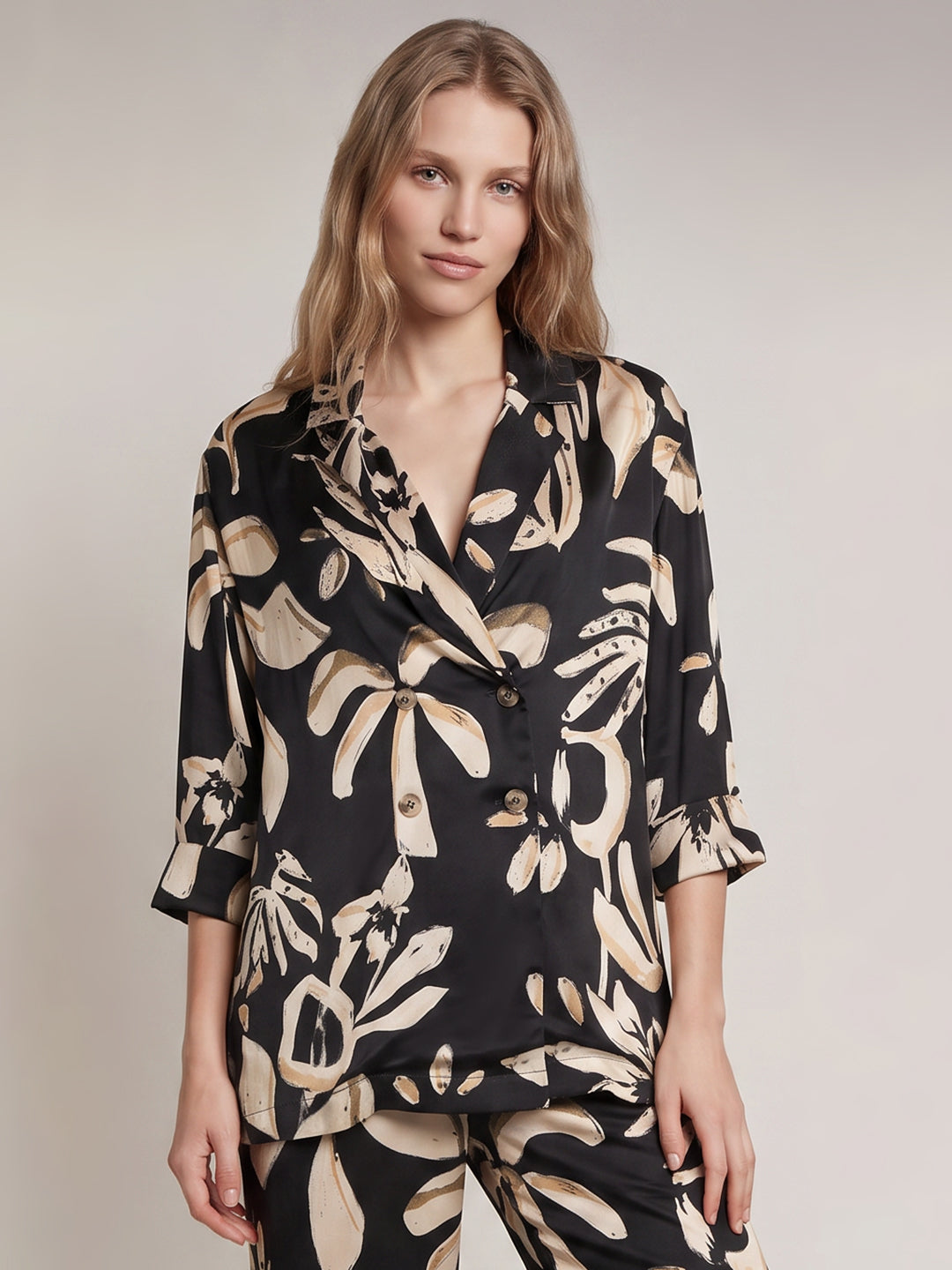 Floral Print Blazer