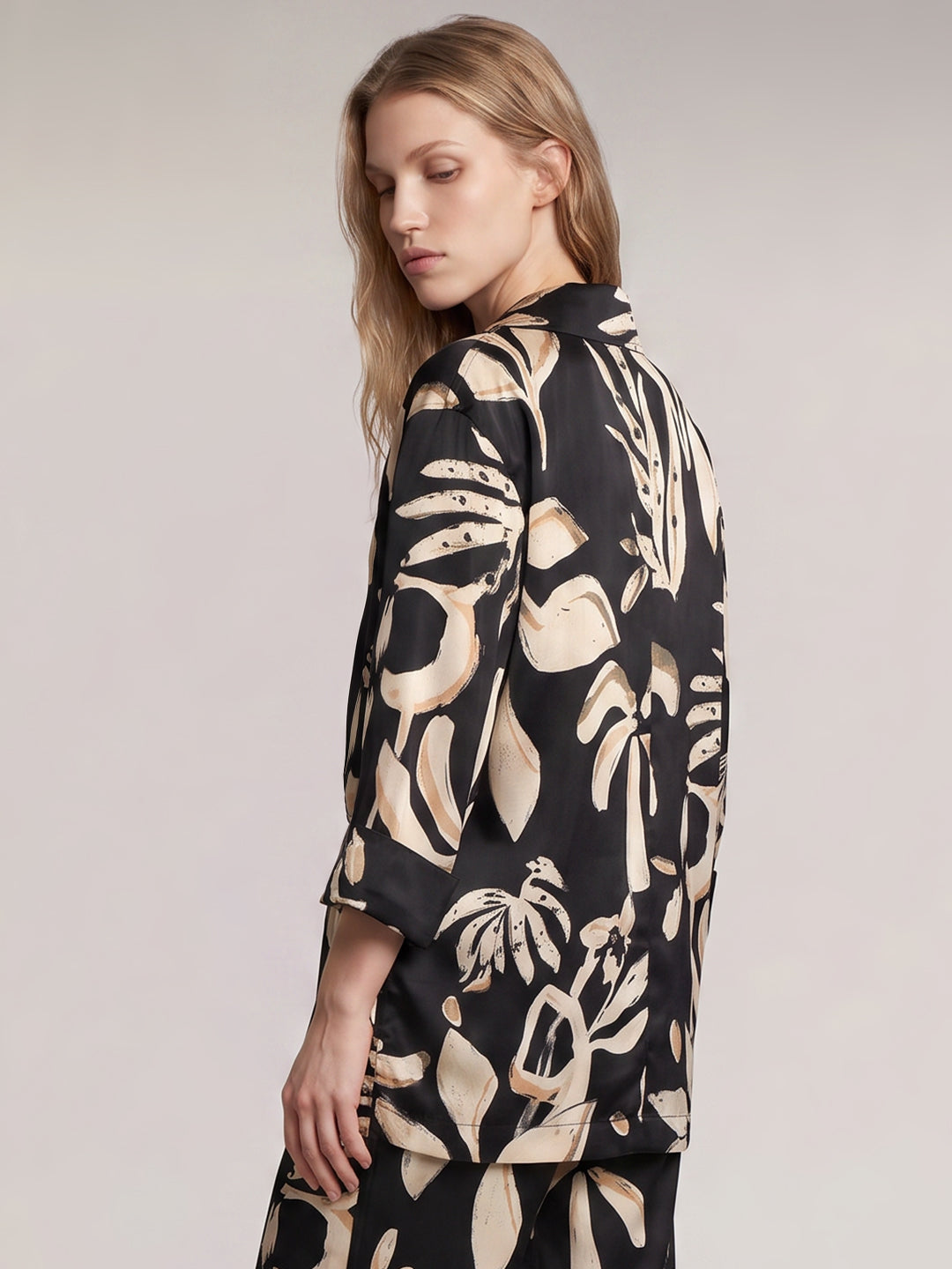 Floral Print Blazer