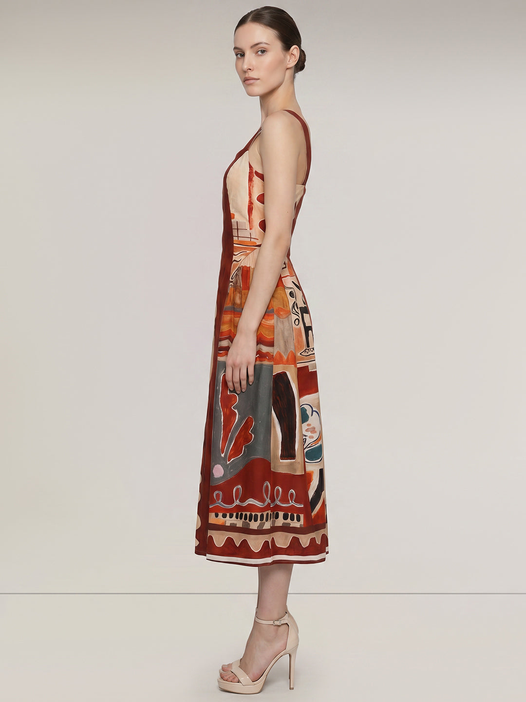 Printed Midaxi Dress