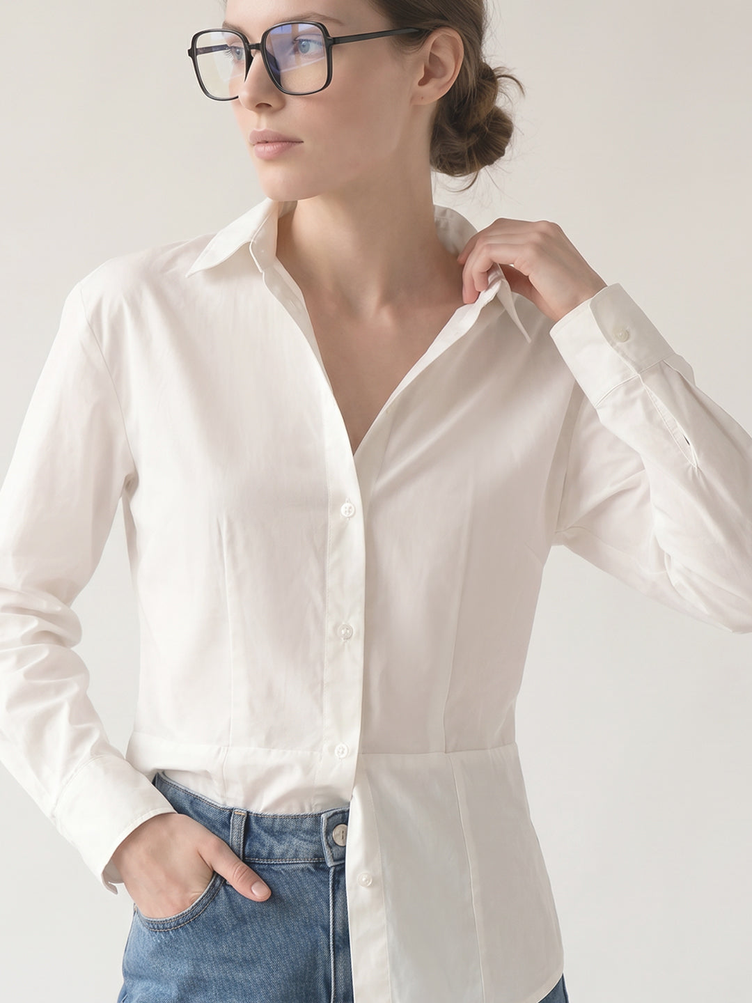 White Cotton Shirt