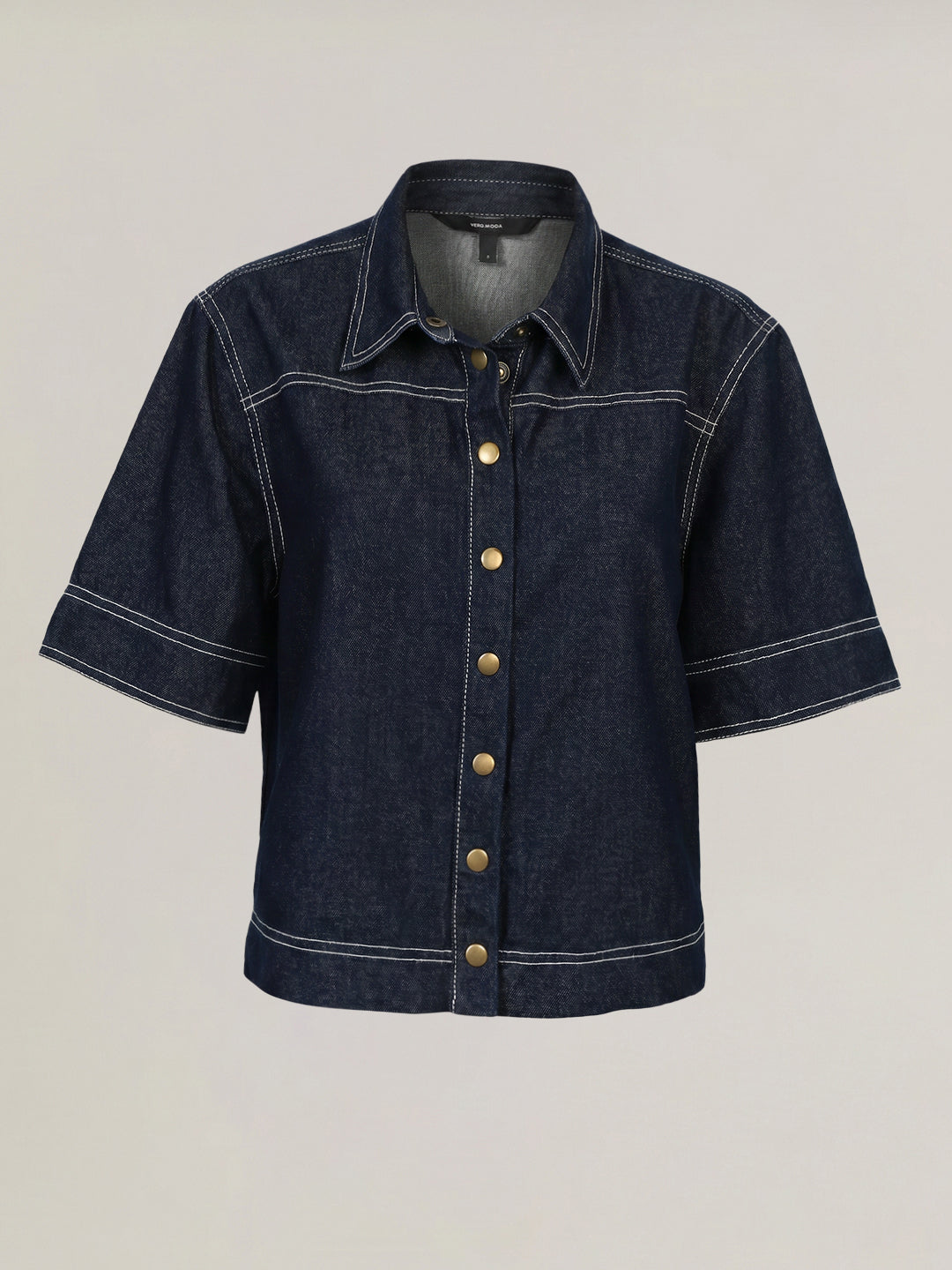 Dark Blue Denim Shirt
