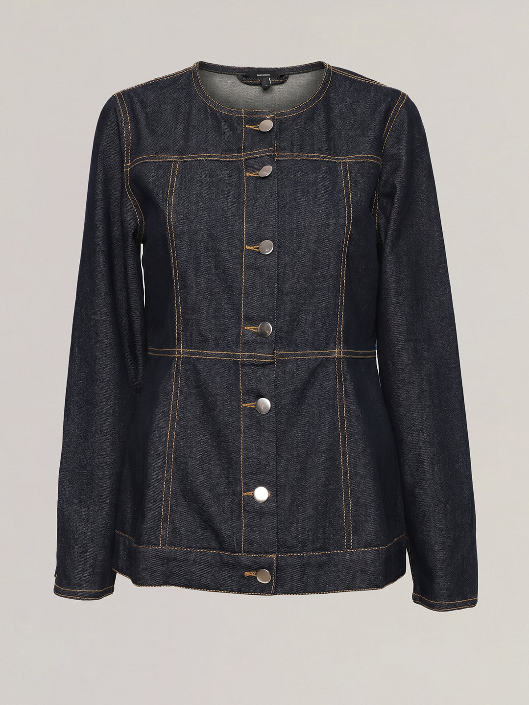 Contrast Stitch Denim Jacket