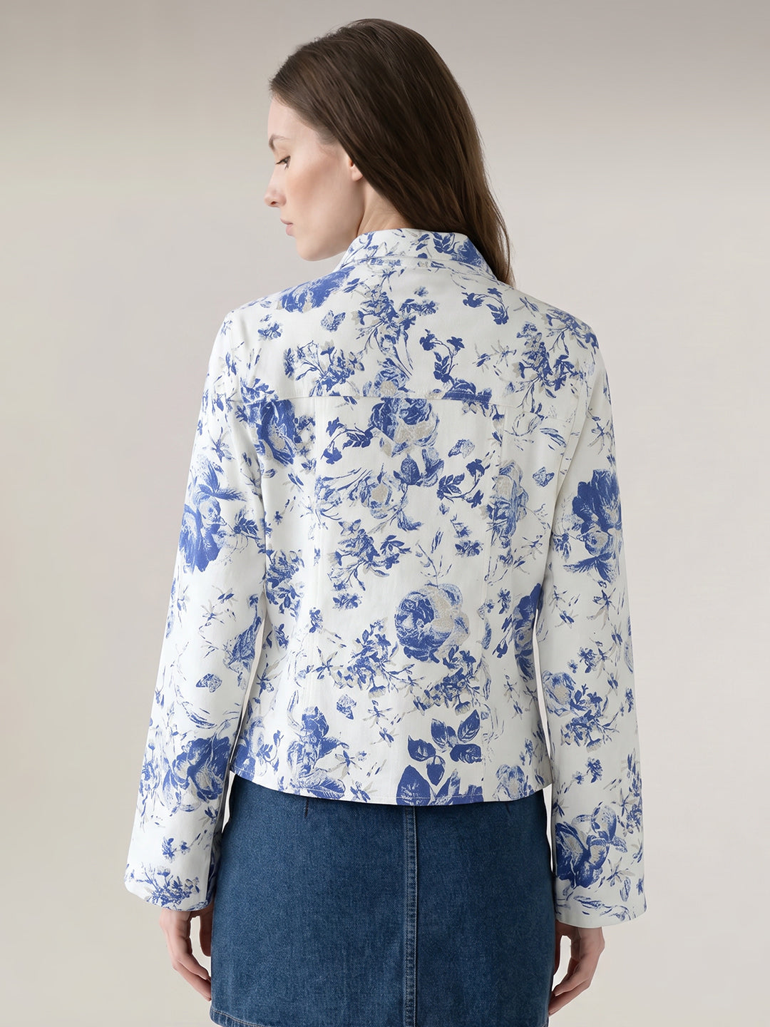 White Floral Jacket