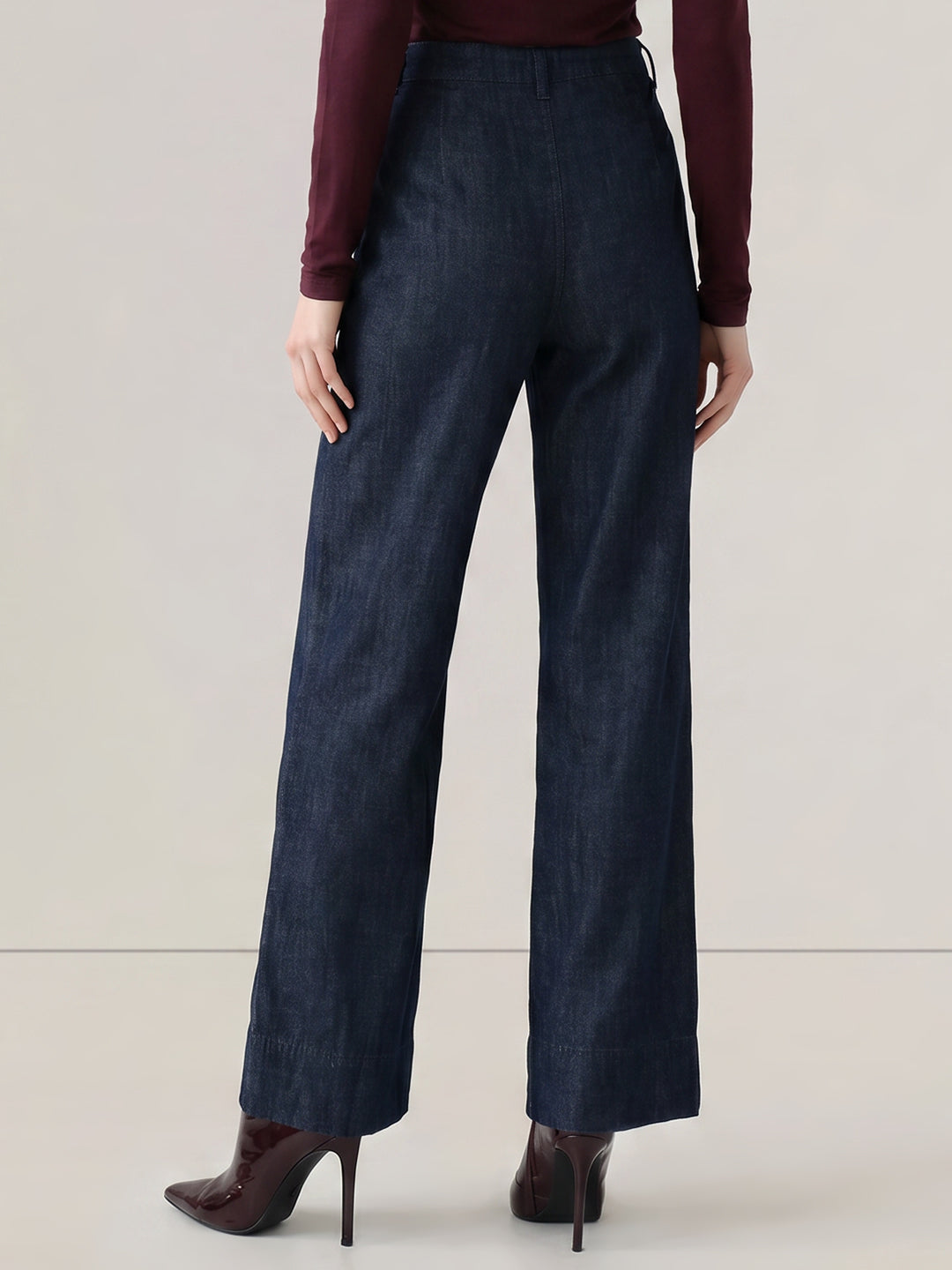 Dark Blue Wide leg Jeans