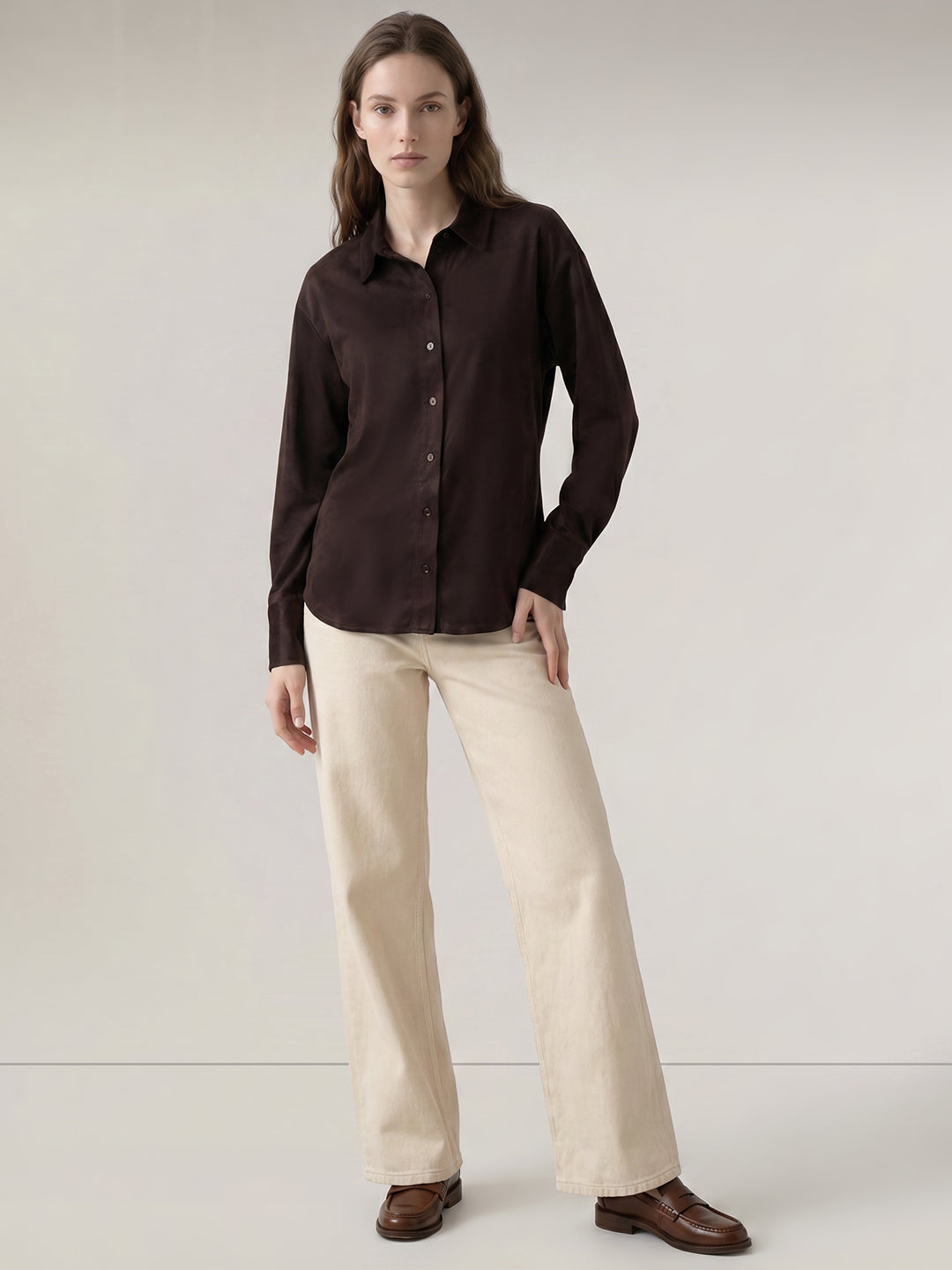 Dark Brown Shirt