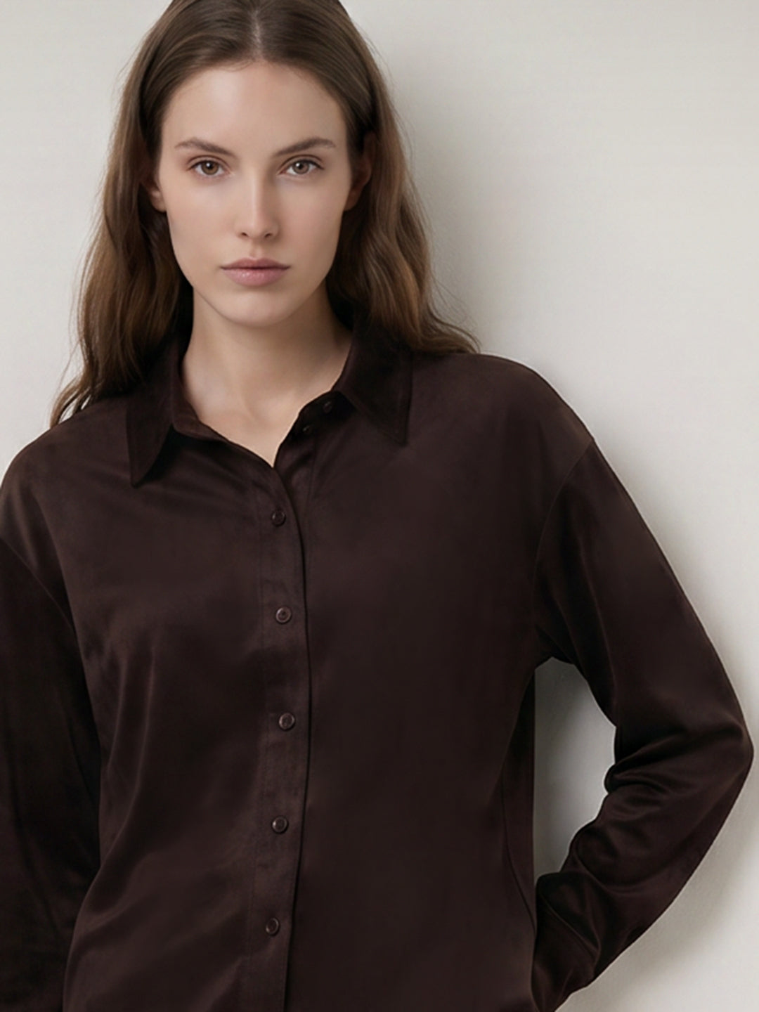 Dark Brown Shirt