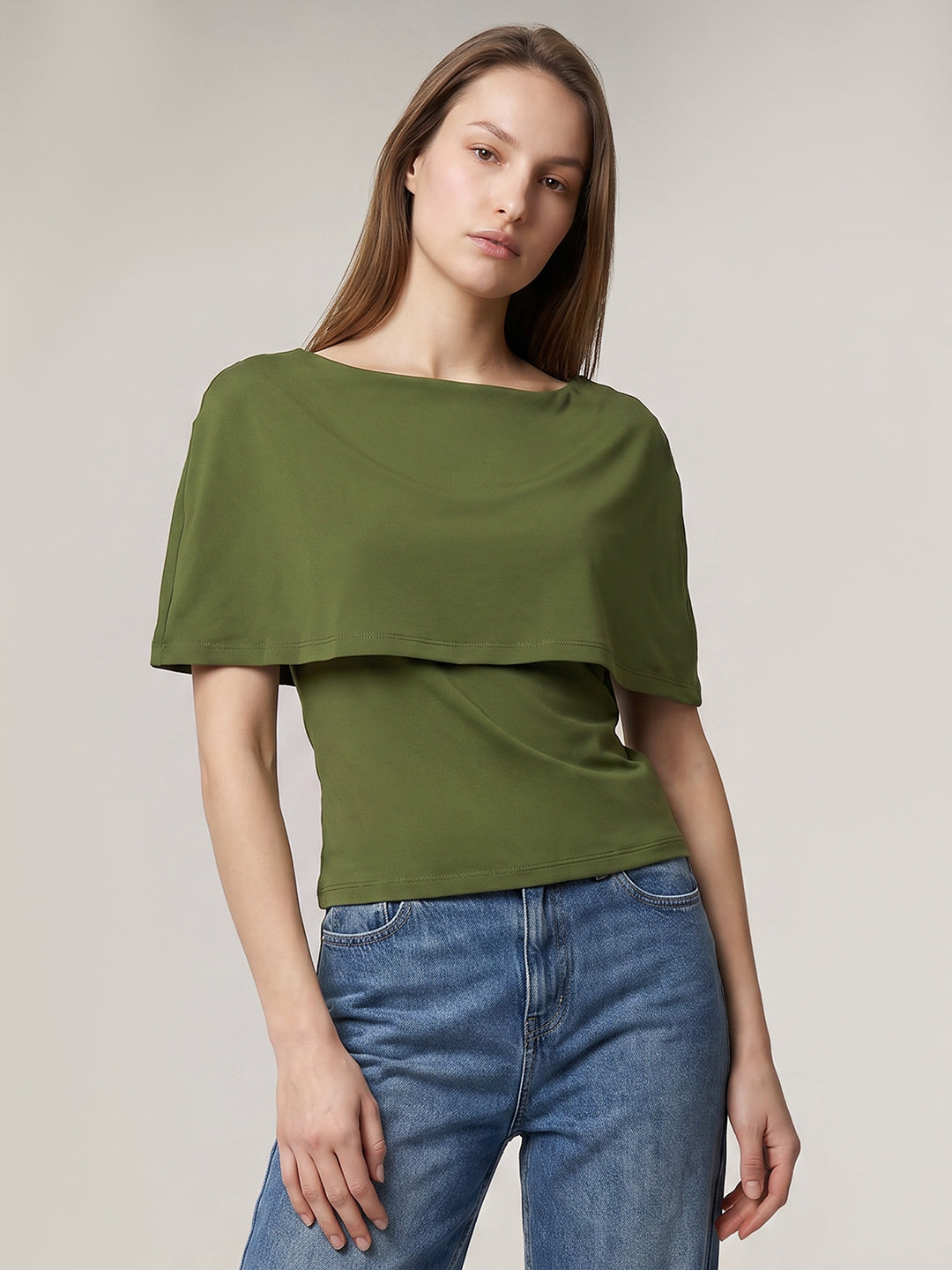 Green Cape Top
