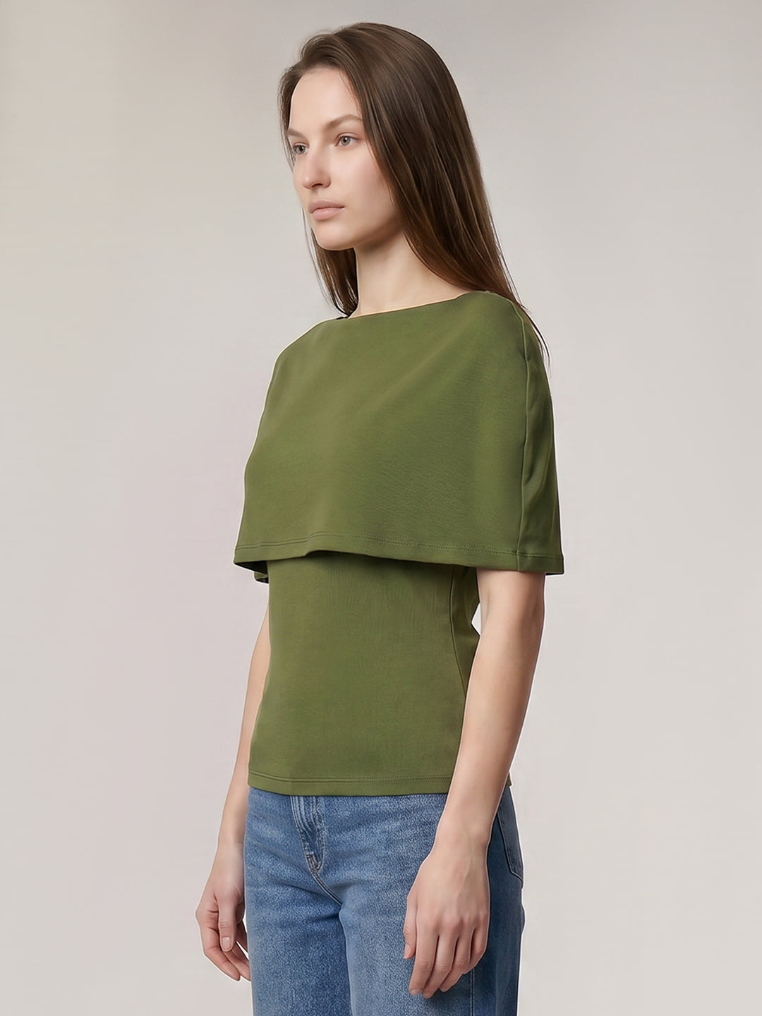 Green Cape Top