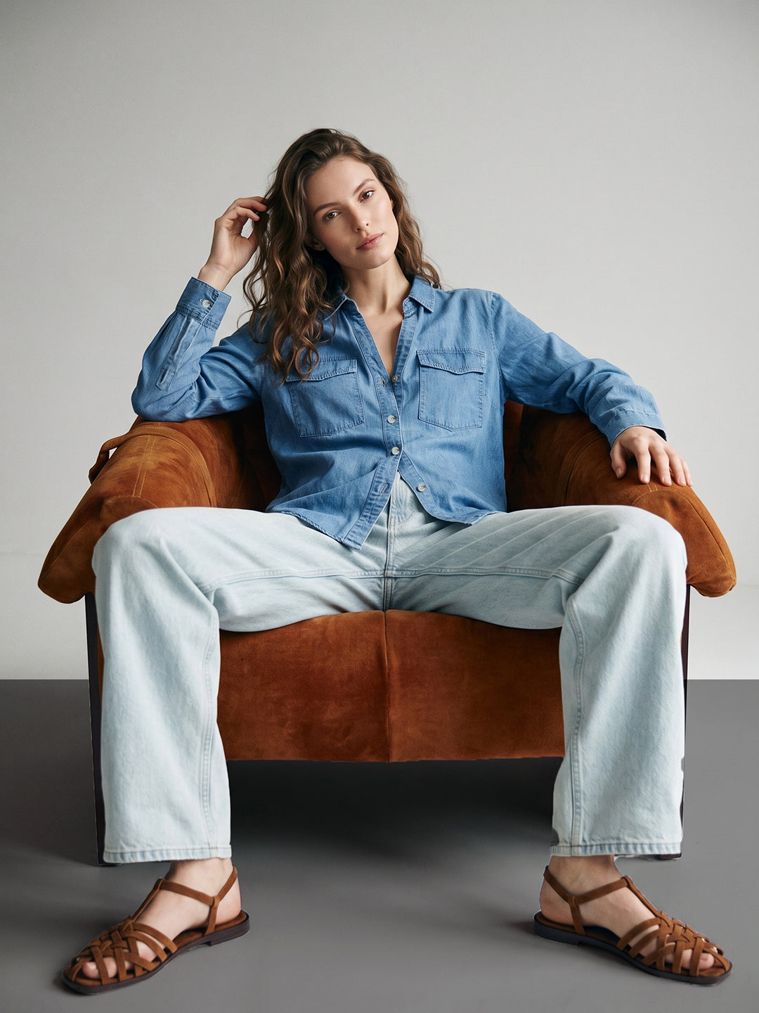 Light Blue Denim Shirt