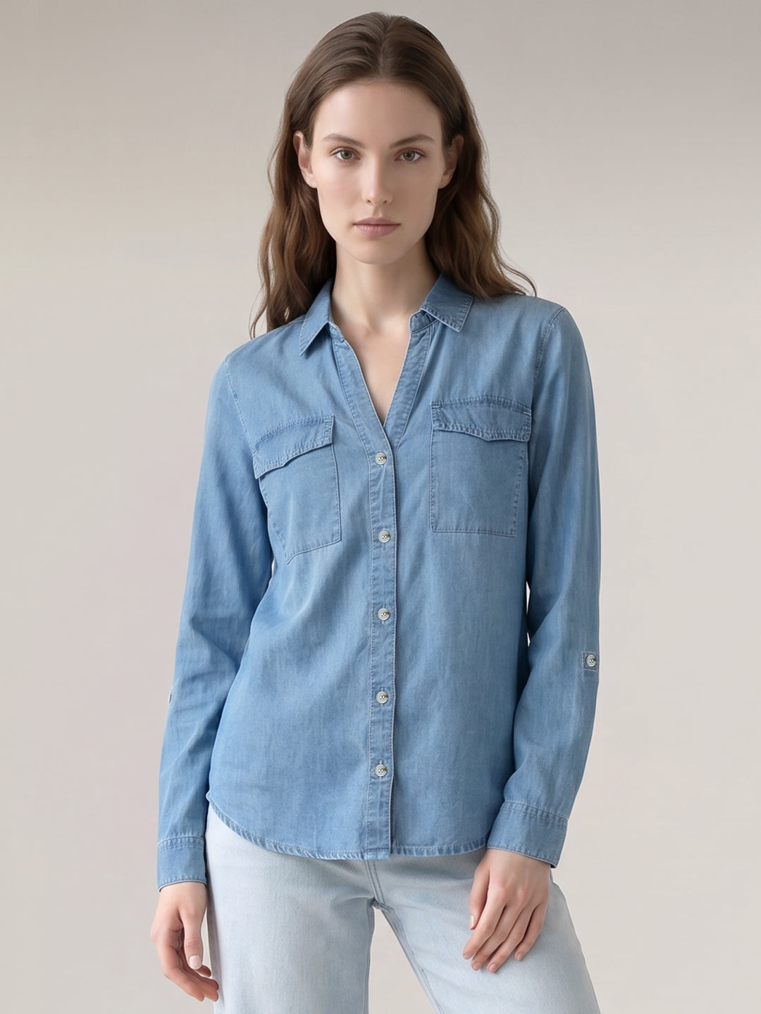 Light Blue Denim Shirt