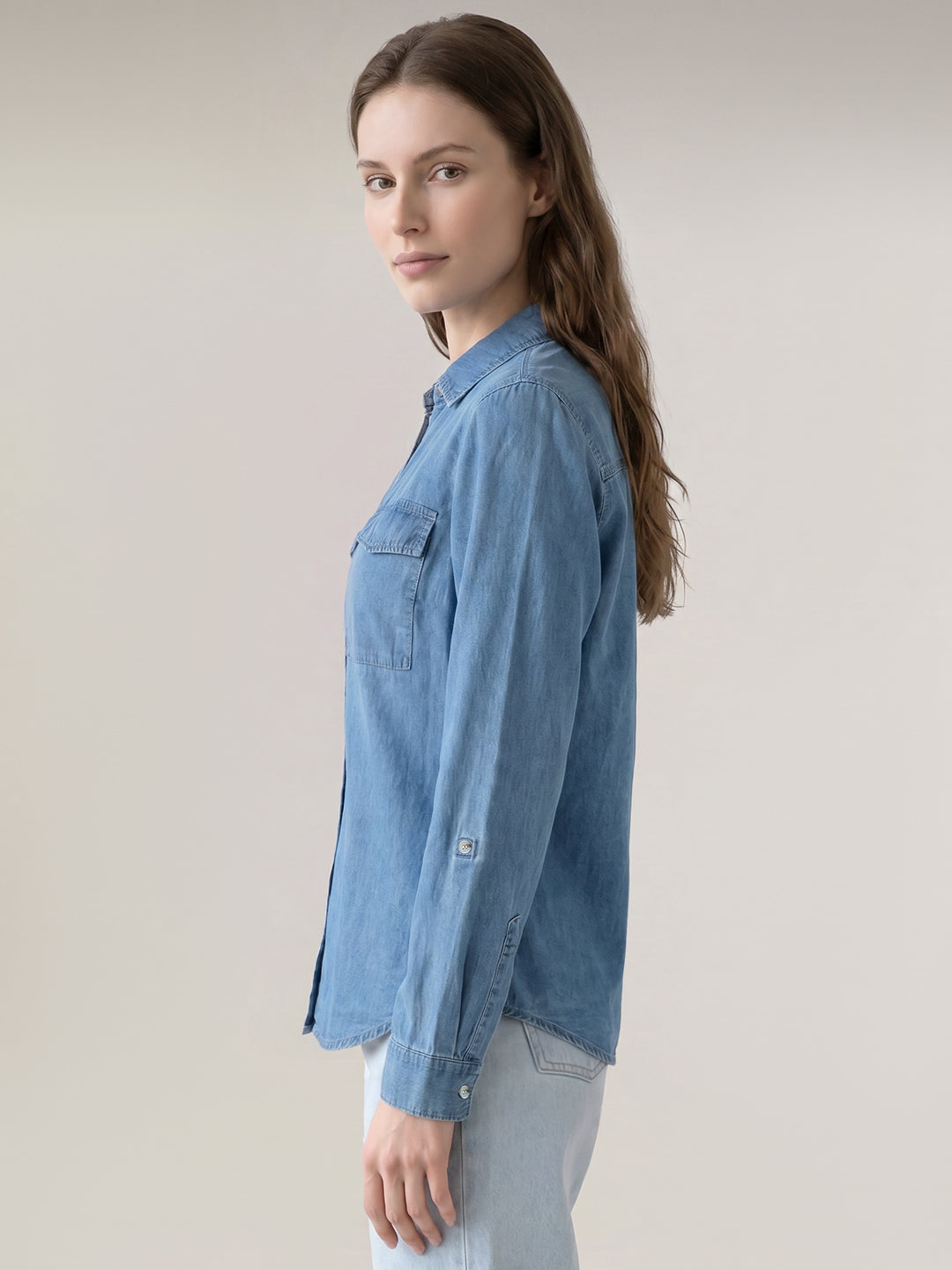 Light Blue Denim Shirt