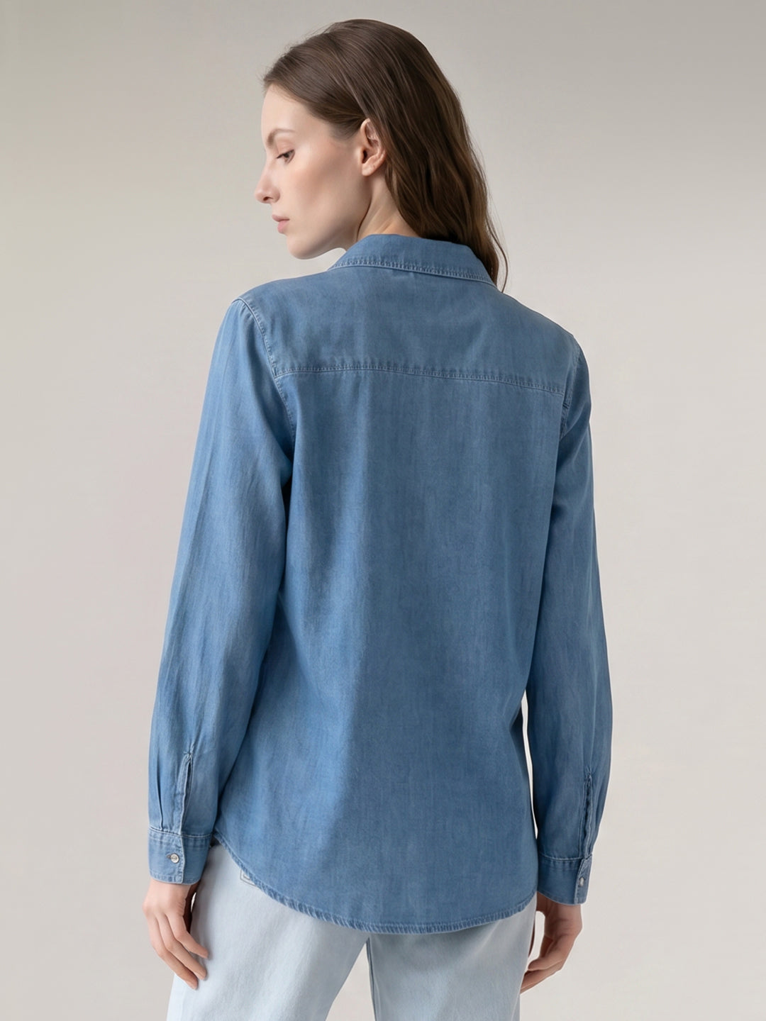 Light Blue Denim Shirt