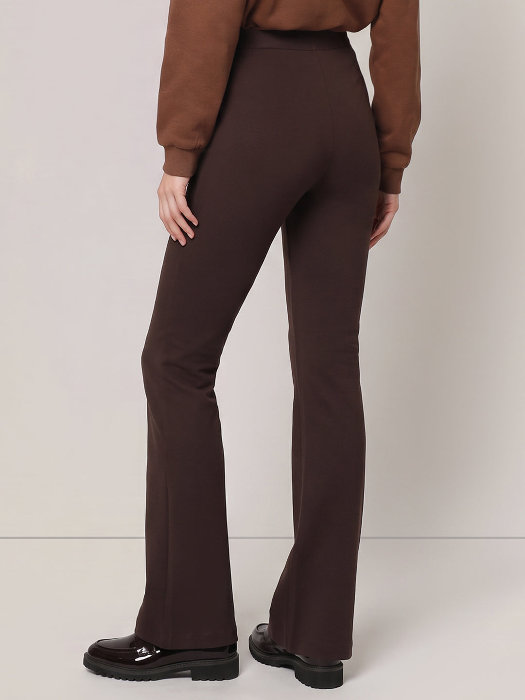 Flared Jersey Pants
