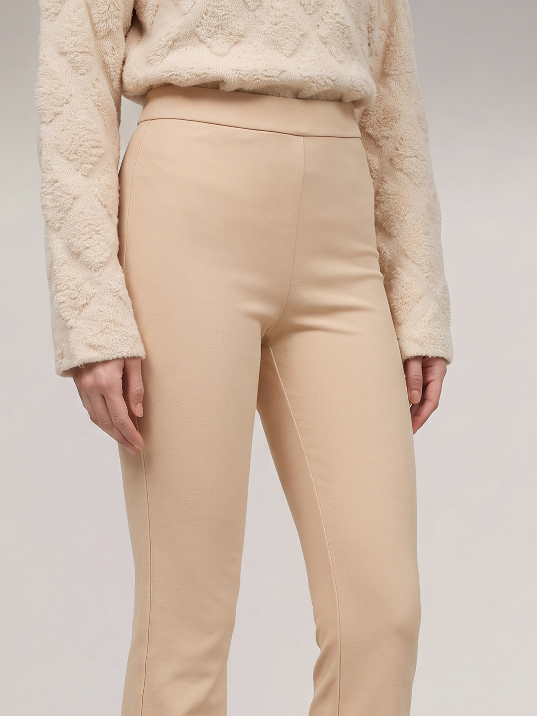 Flared Jersey Pants