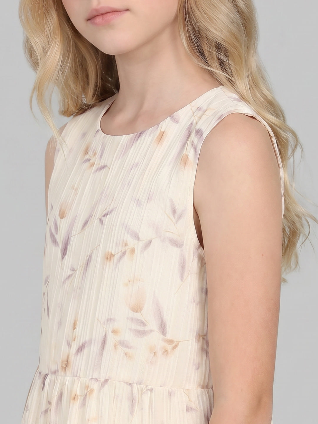 GIRLS Floral Tiered Dress