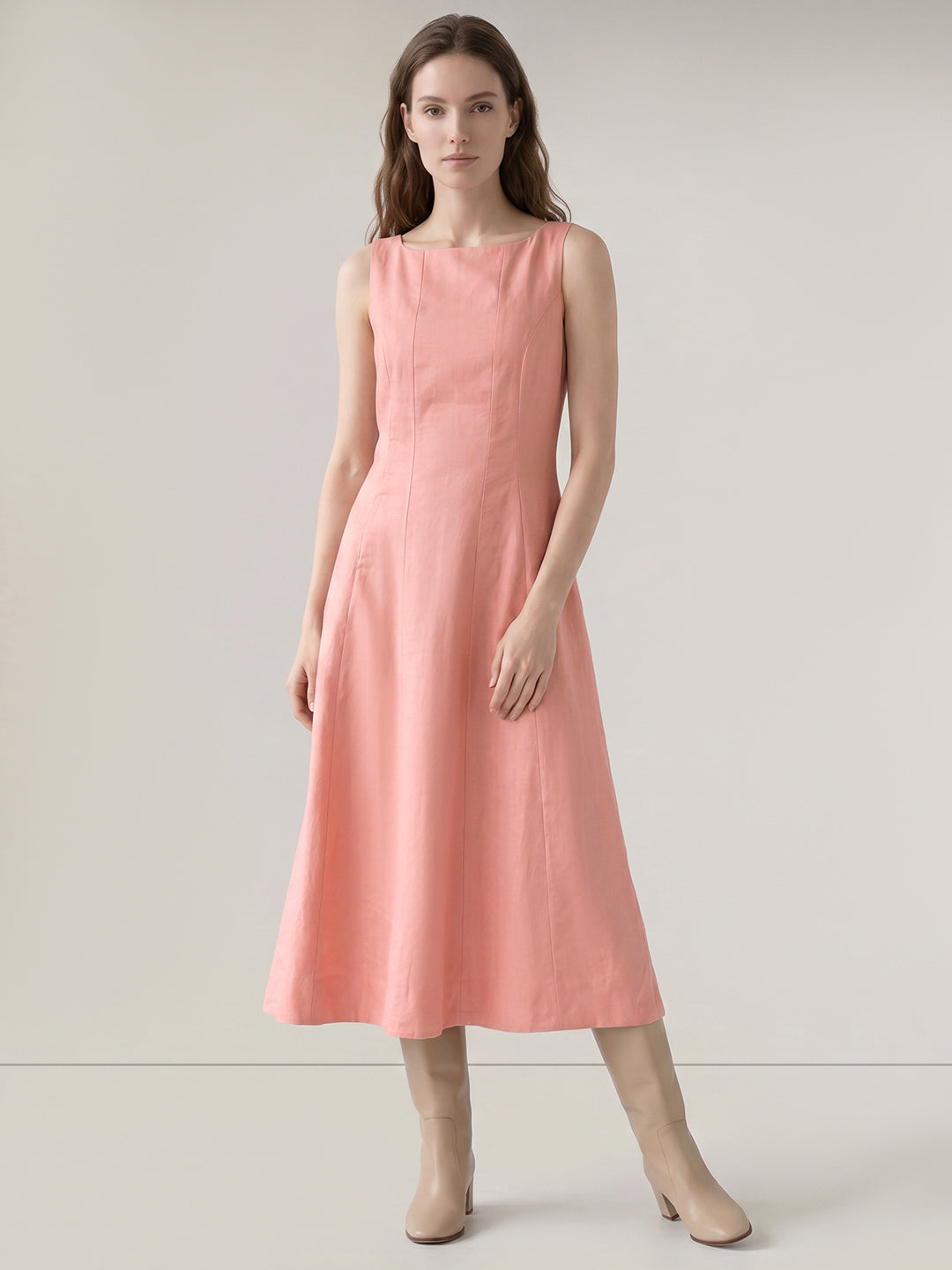 Pink Sleeveless Dress