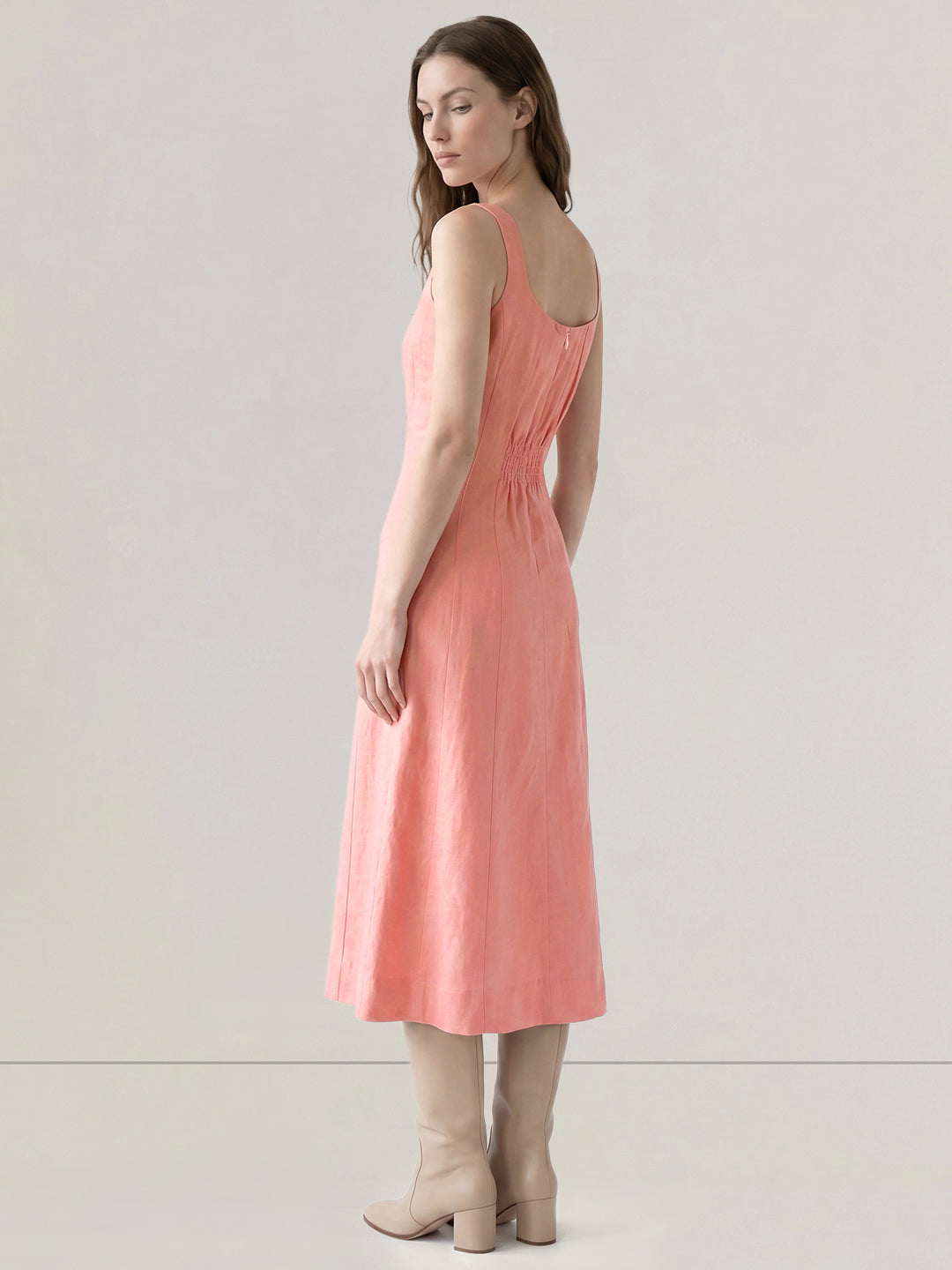 Pink Sleeveless Dress