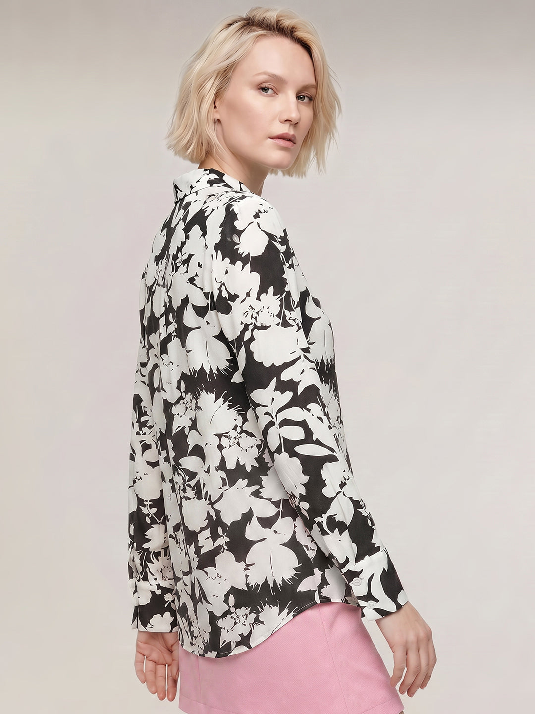 Black Printed Shirt