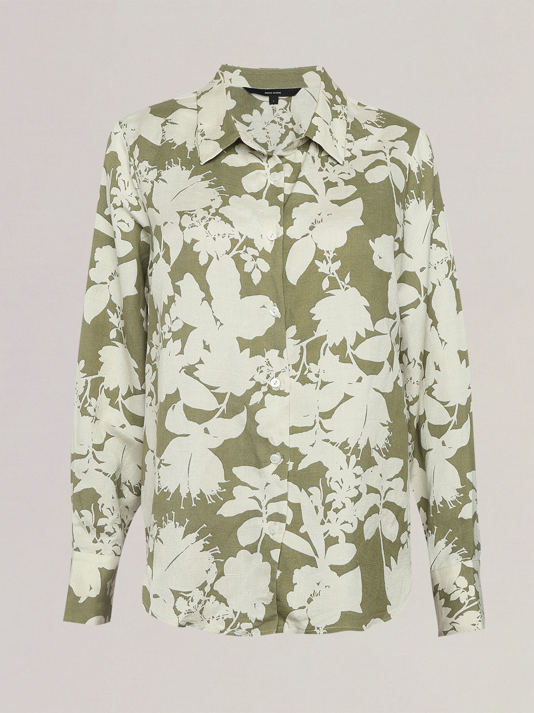 Pastel Green Printed Shirt