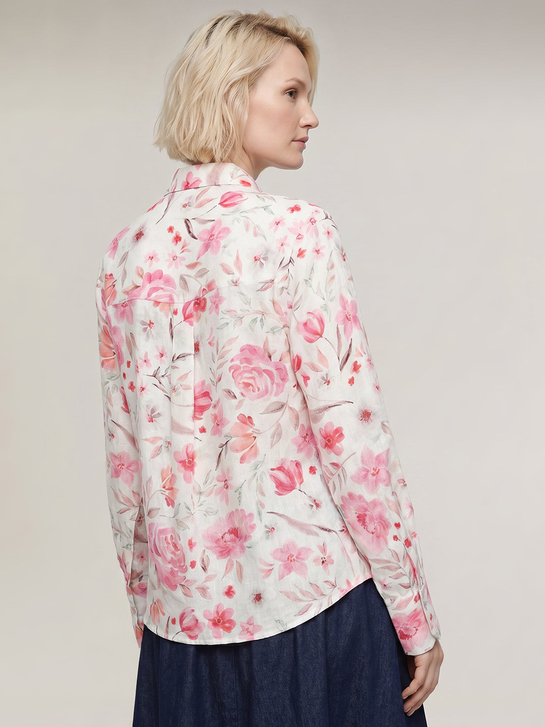 Light Pink Printed Shirt