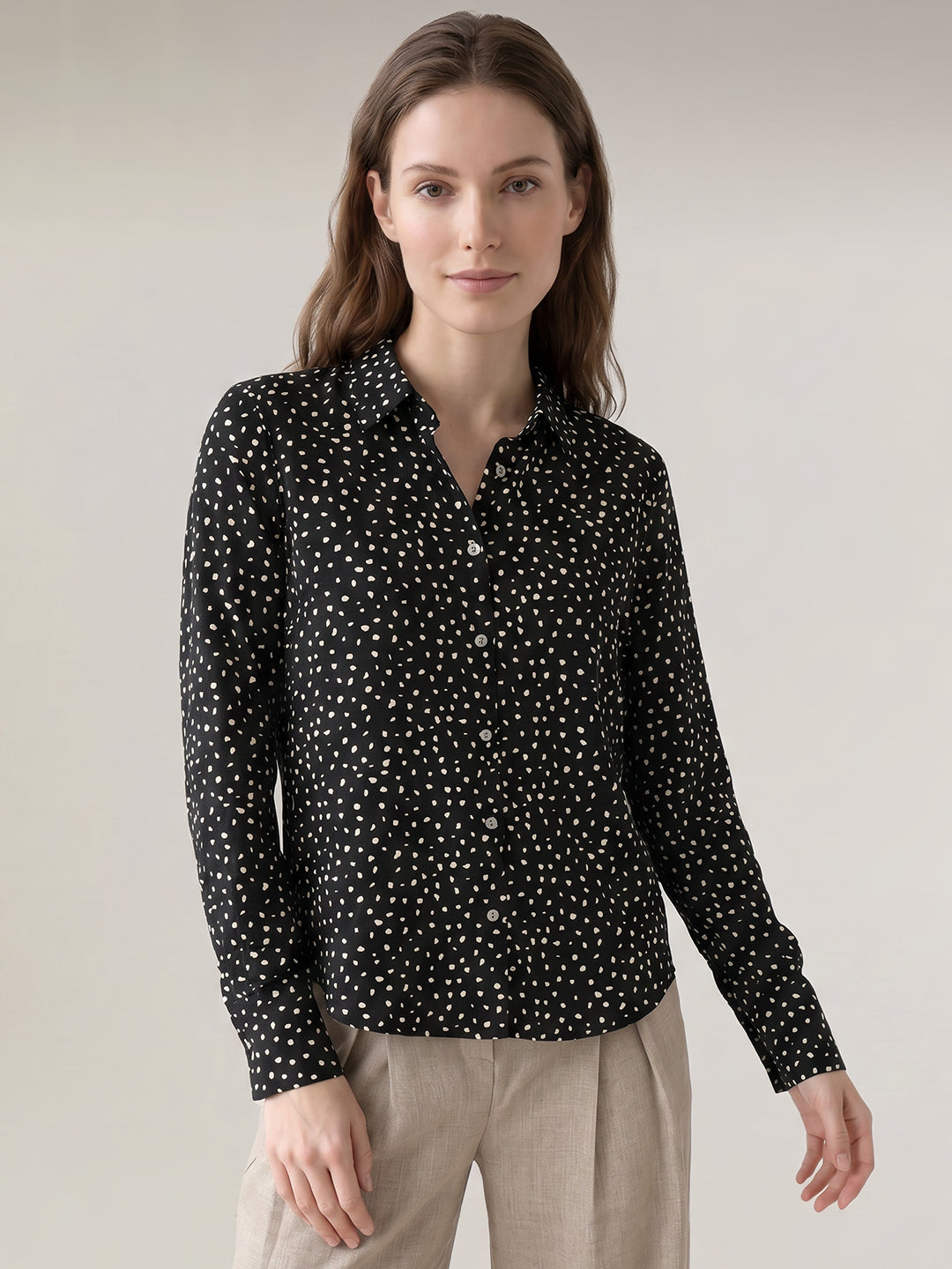Black Printed Shirt