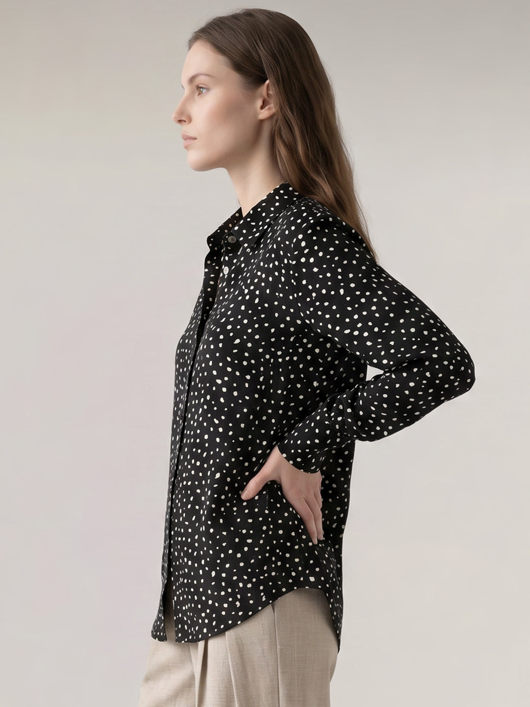 Black Printed Shirt
