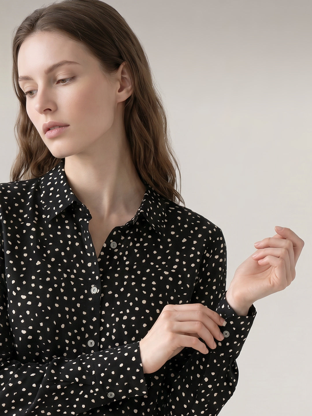 Black Printed Shirt