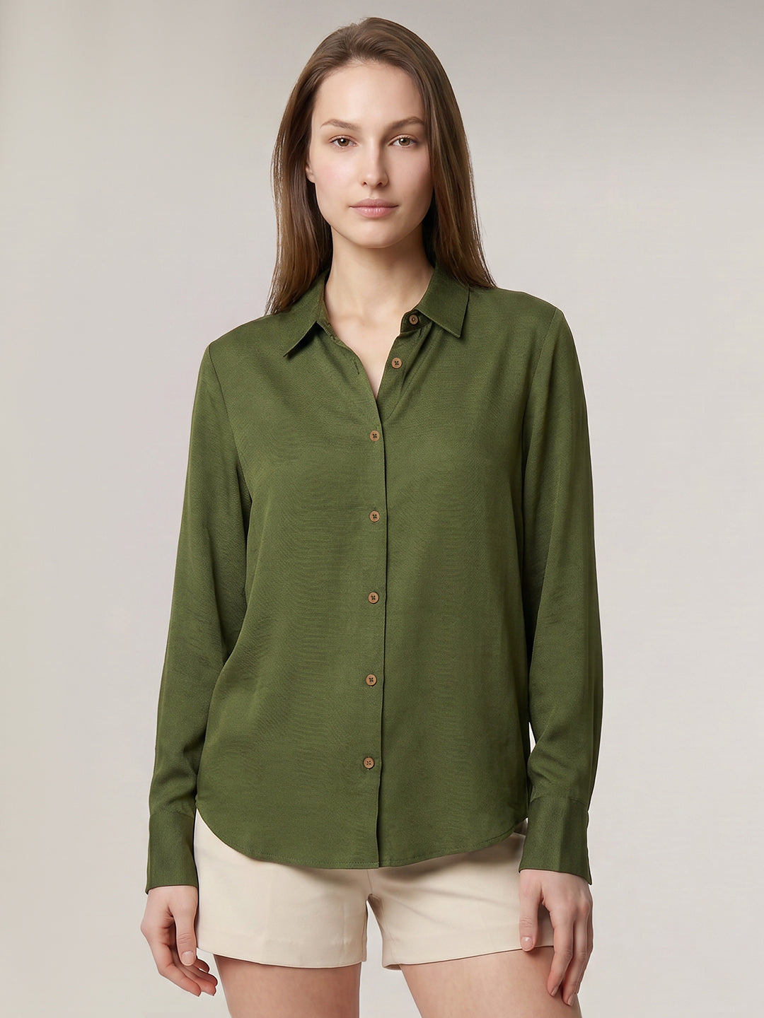 Dark Green Shirt