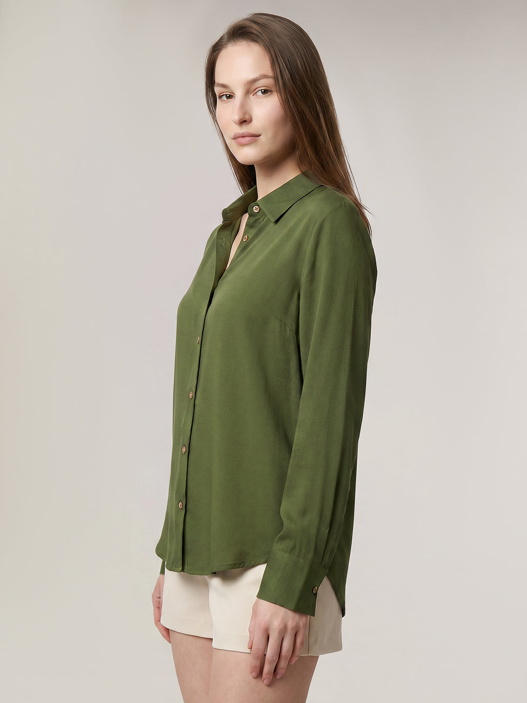 Dark Green Shirt