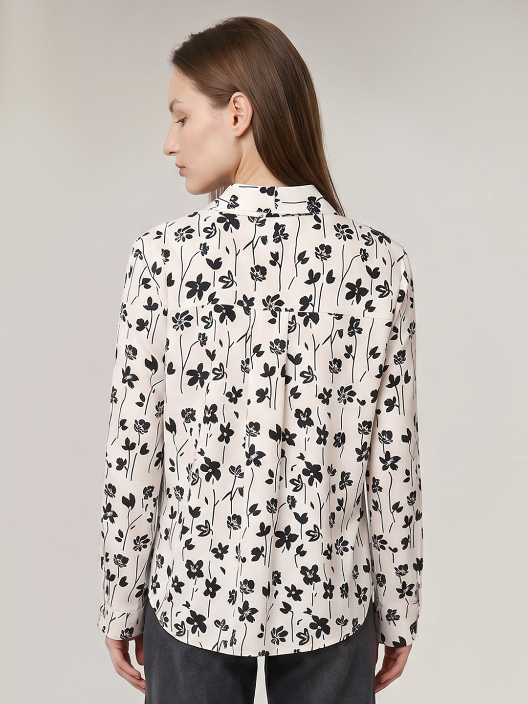 Ecru Floral Top