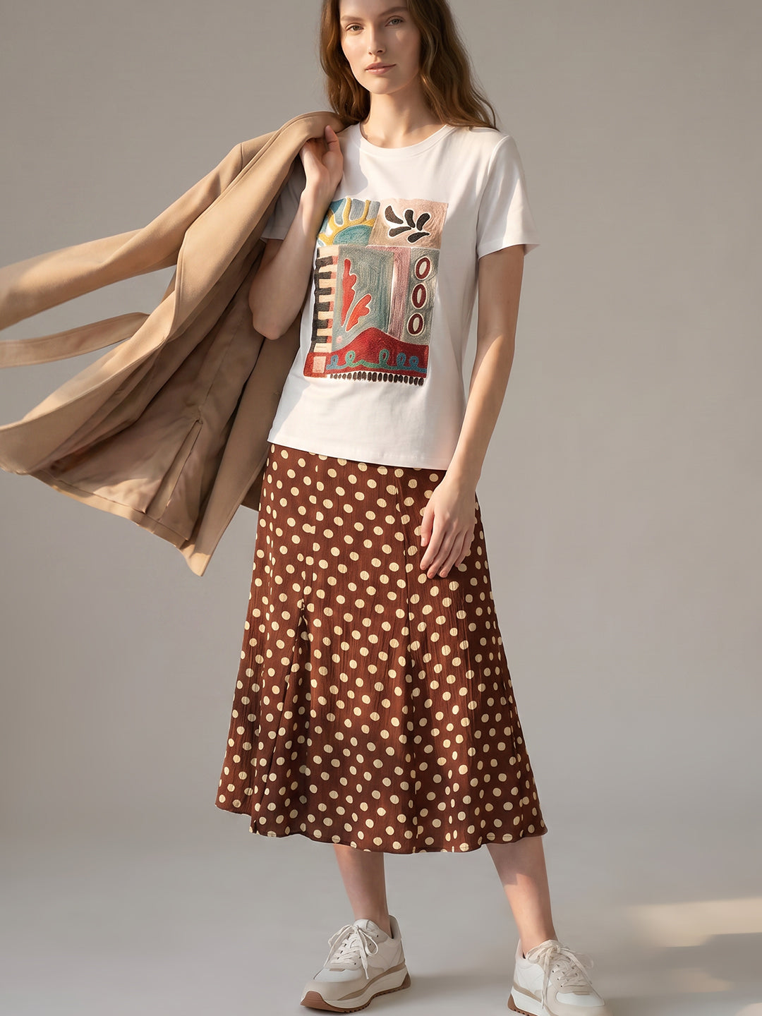 White Printed T-shirt