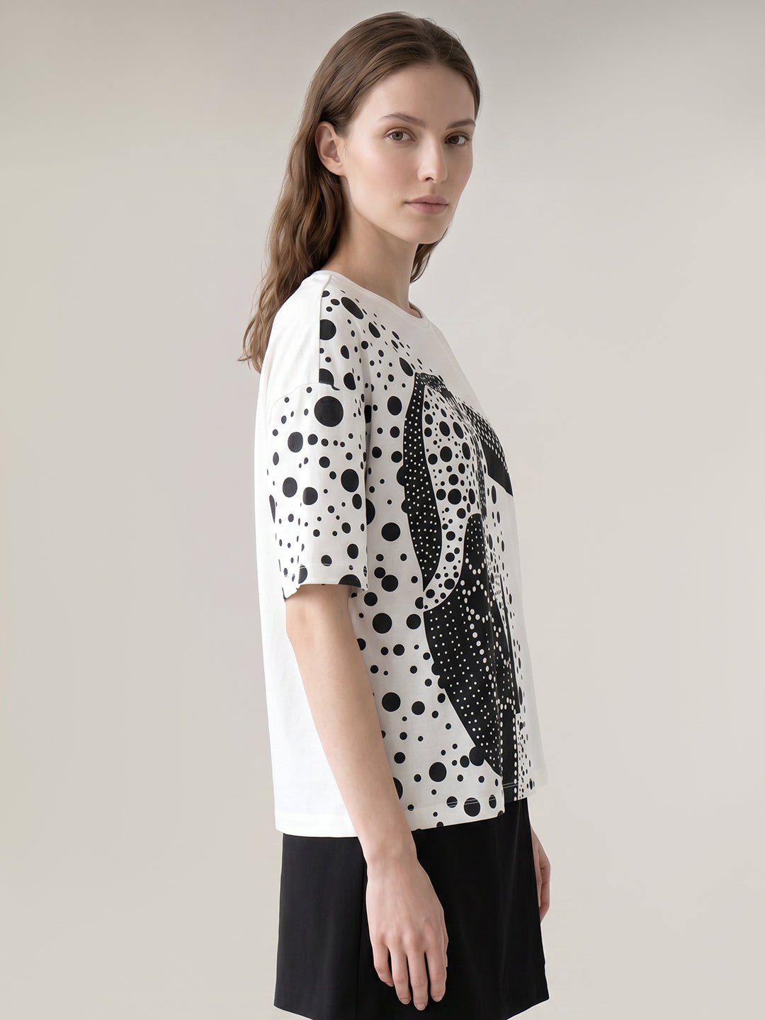 White Printed T-shirt