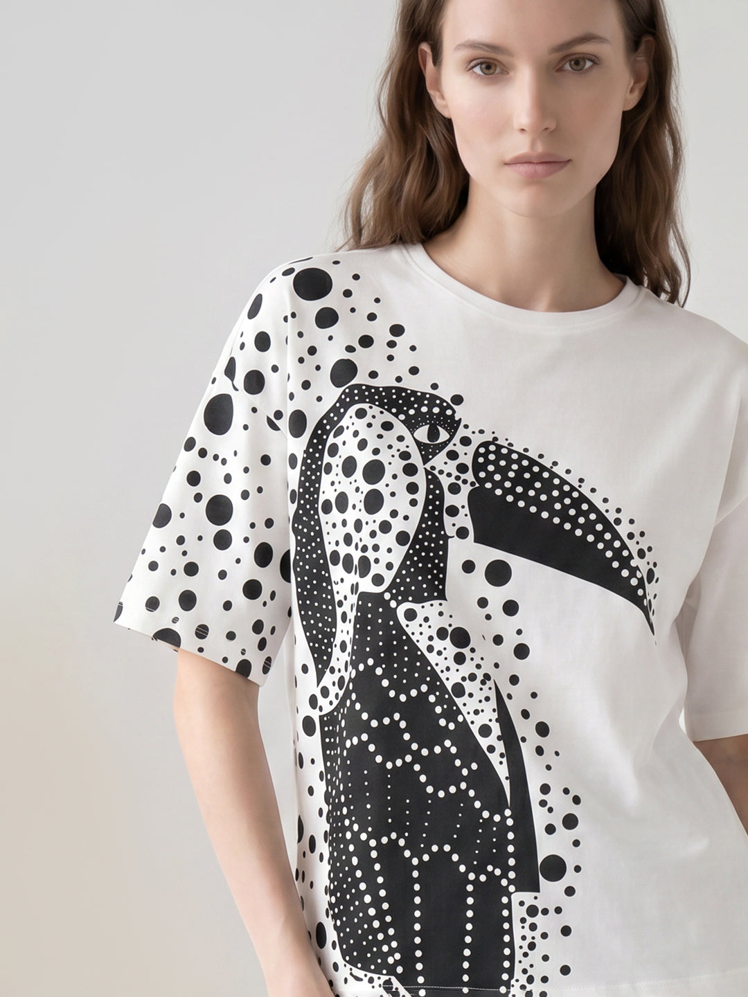 White Printed T-shirt