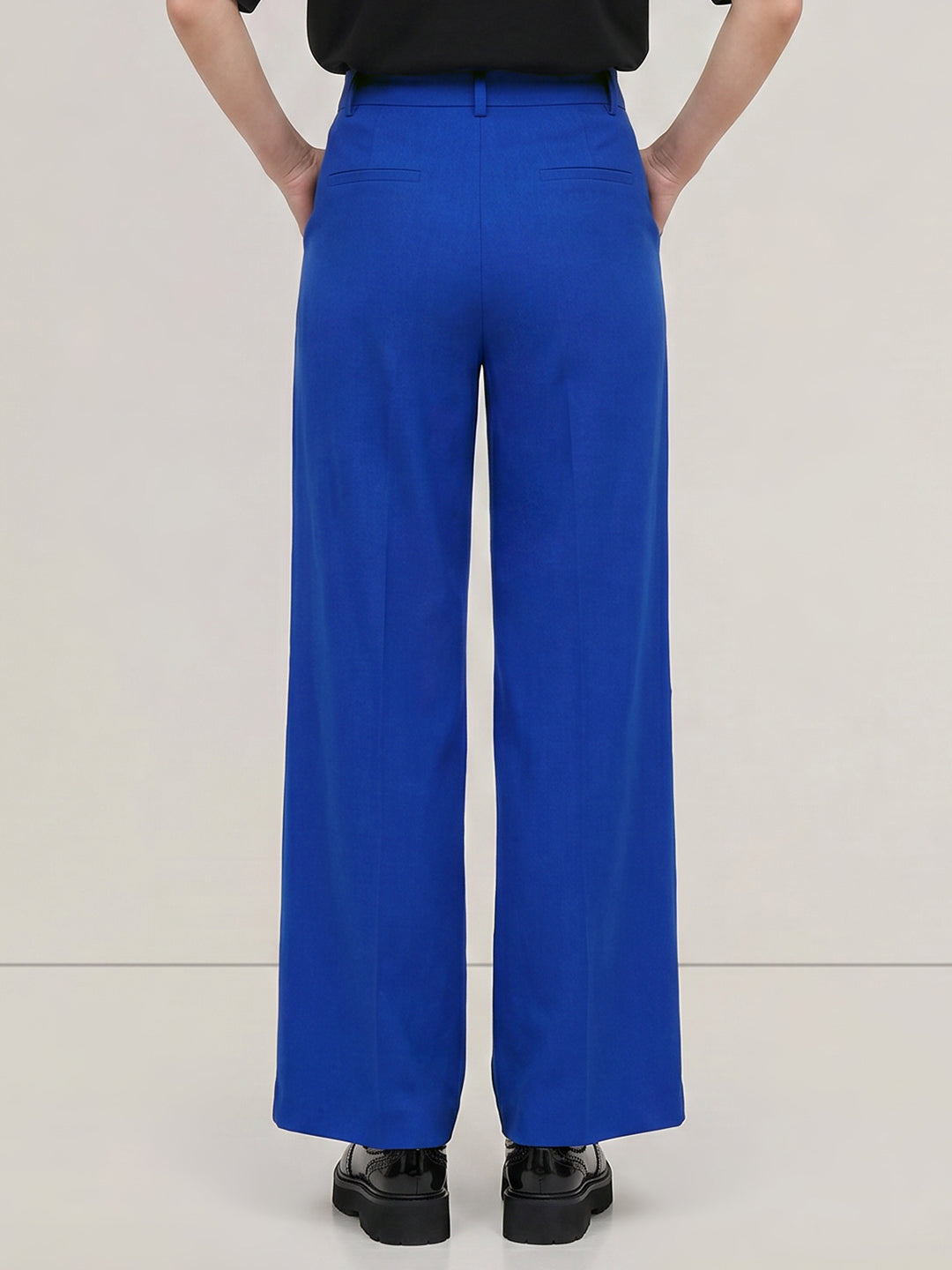 Dark Blue Wide Leg Pants